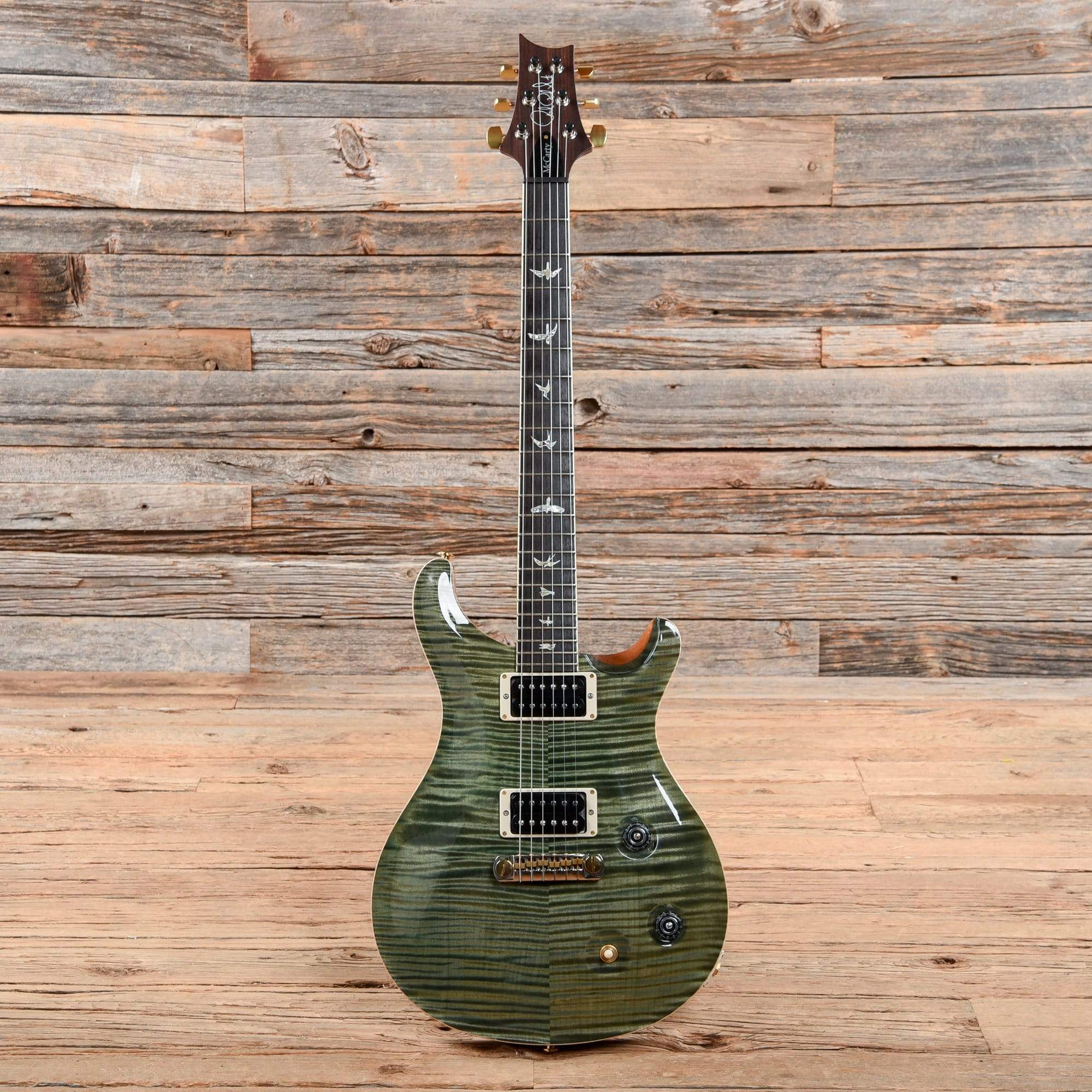PRS McCarty 10 Top Trampas Green 2015 Electric Guitars / Solid Body