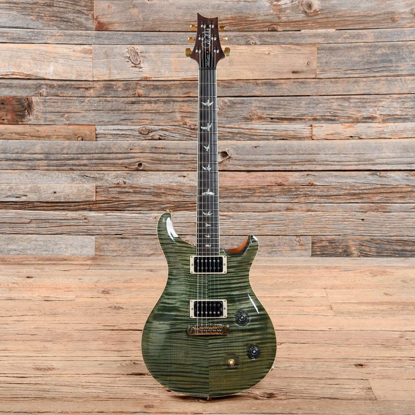 PRS McCarty 10 Top Trampas Green 2015 Electric Guitars / Solid Body