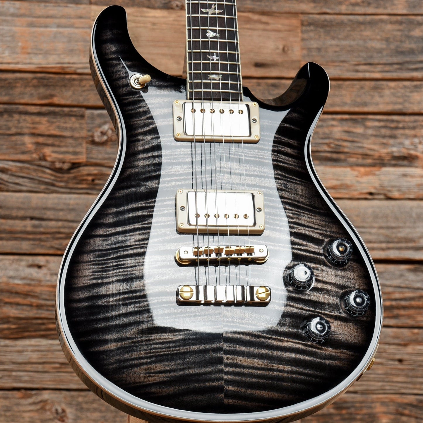 PRS McCarty 594 10 Top Charcoal Burst Electric Guitars / Solid Body