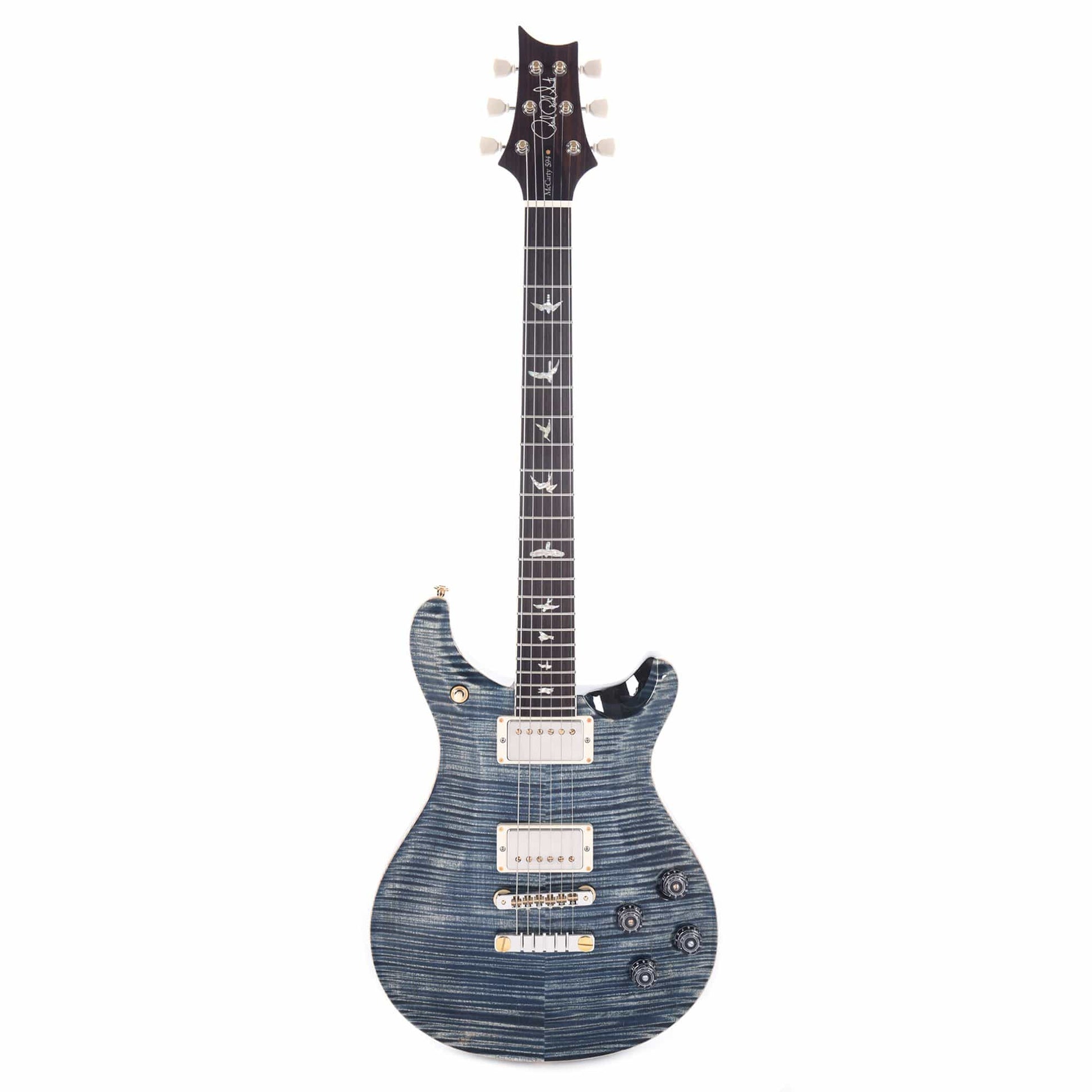 PRS McCarty 594 10 Top Faded Whale Blue Electric Guitars / Solid Body