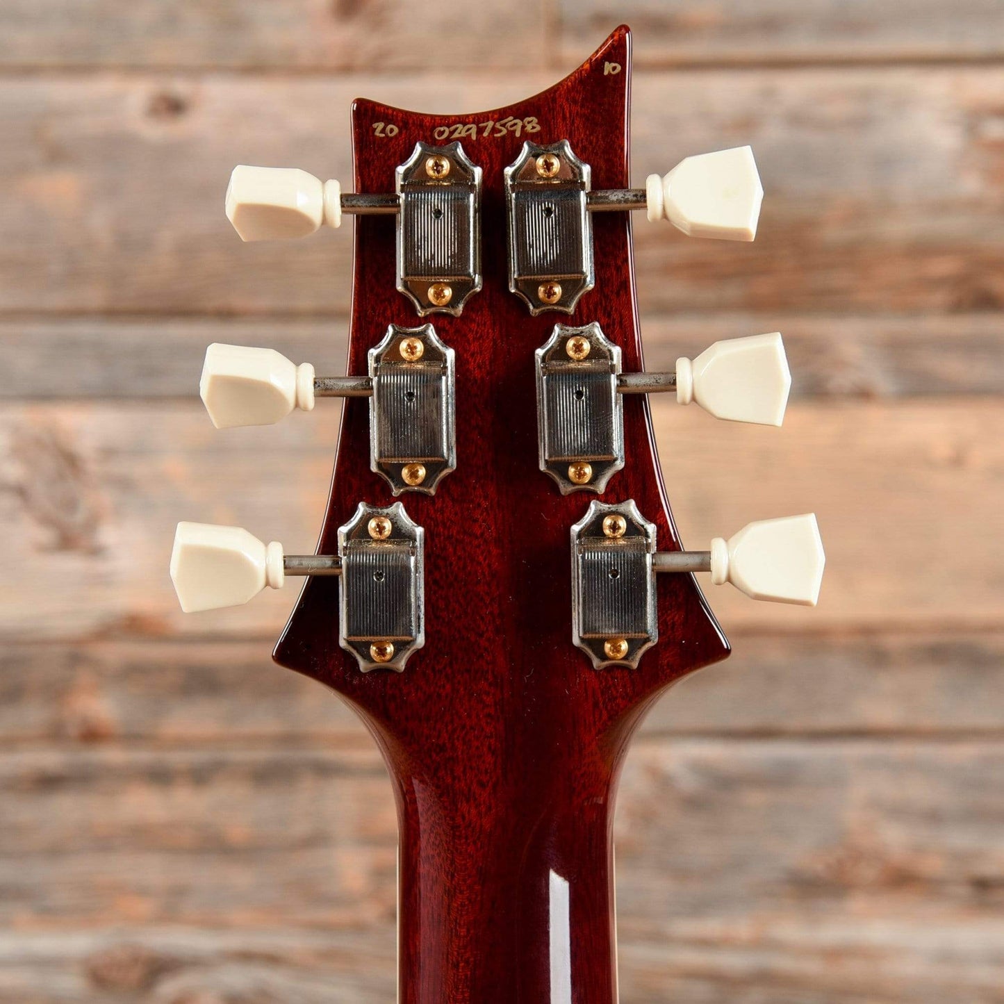 PRS McCarty 594 10 Top Fire Red Burst Electric Guitars / Solid Body