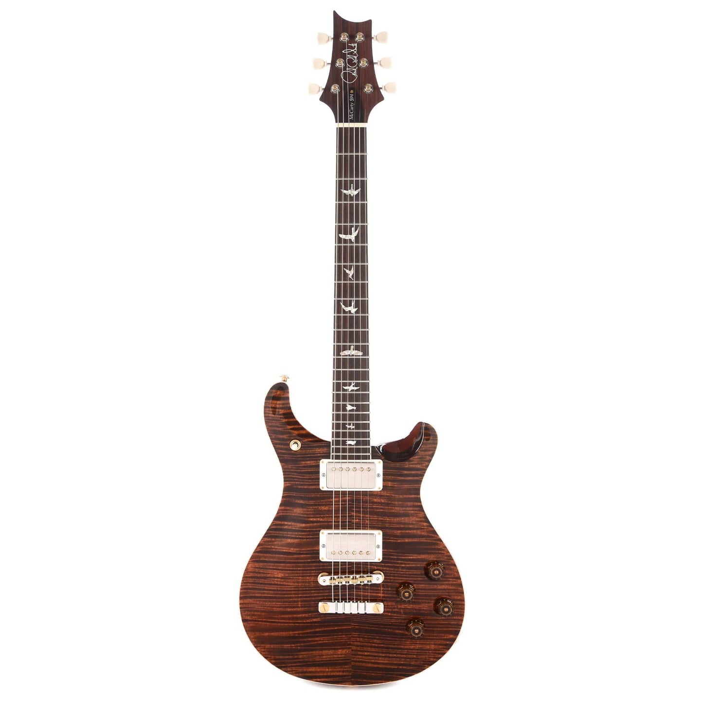 PRS McCarty 594 Orange Tiger 10 Top Electric Guitars / Solid Body