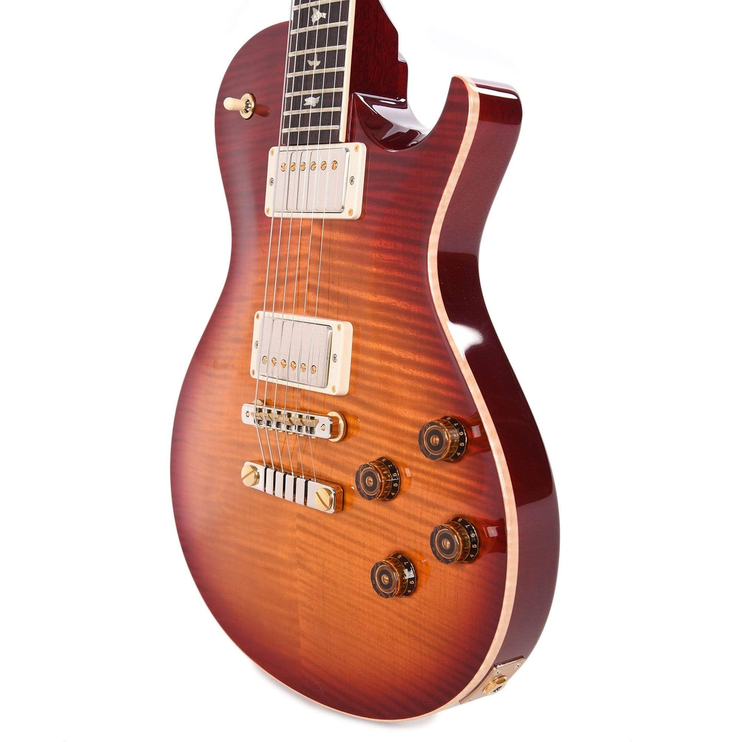 PRS McCarty Singlecut 594 10 Top Dark Cherry Burst Electric Guitars / Solid Body
