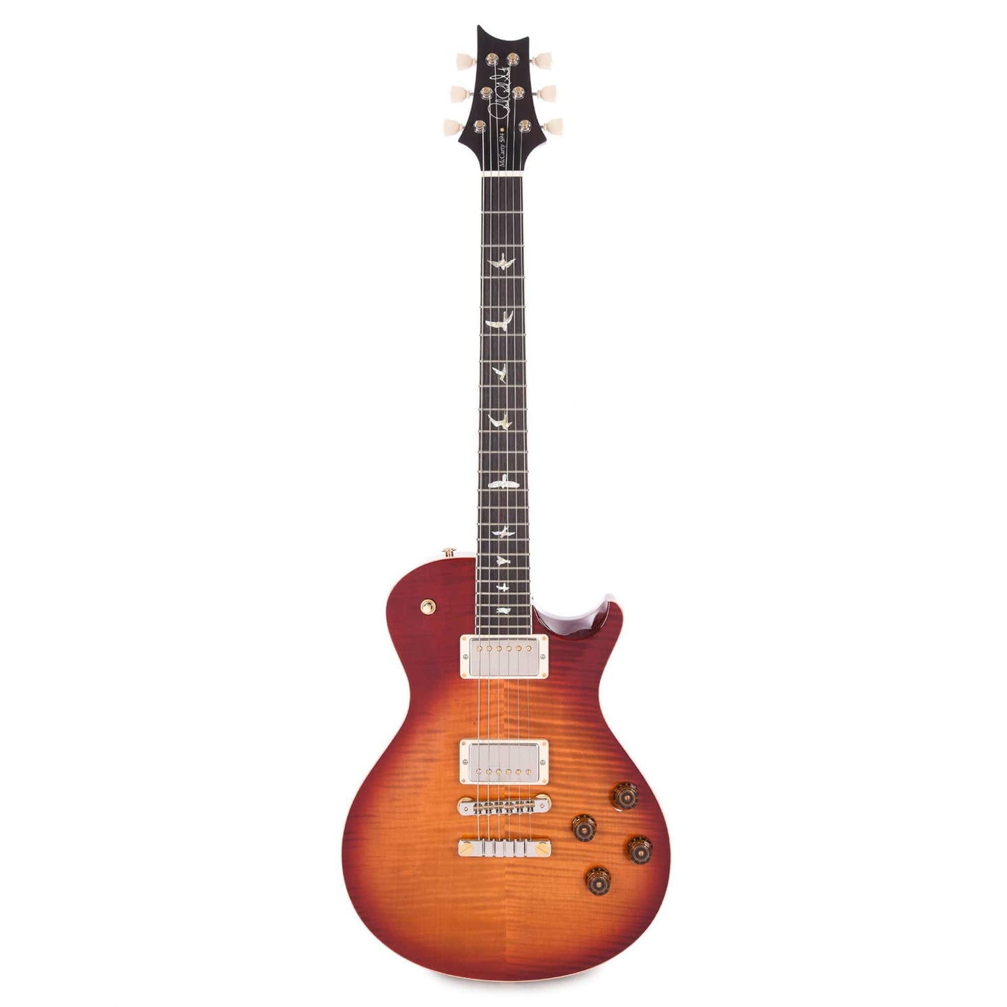 PRS McCarty Singlecut 594 10 Top Dark Cherry Burst Electric Guitars / Solid Body