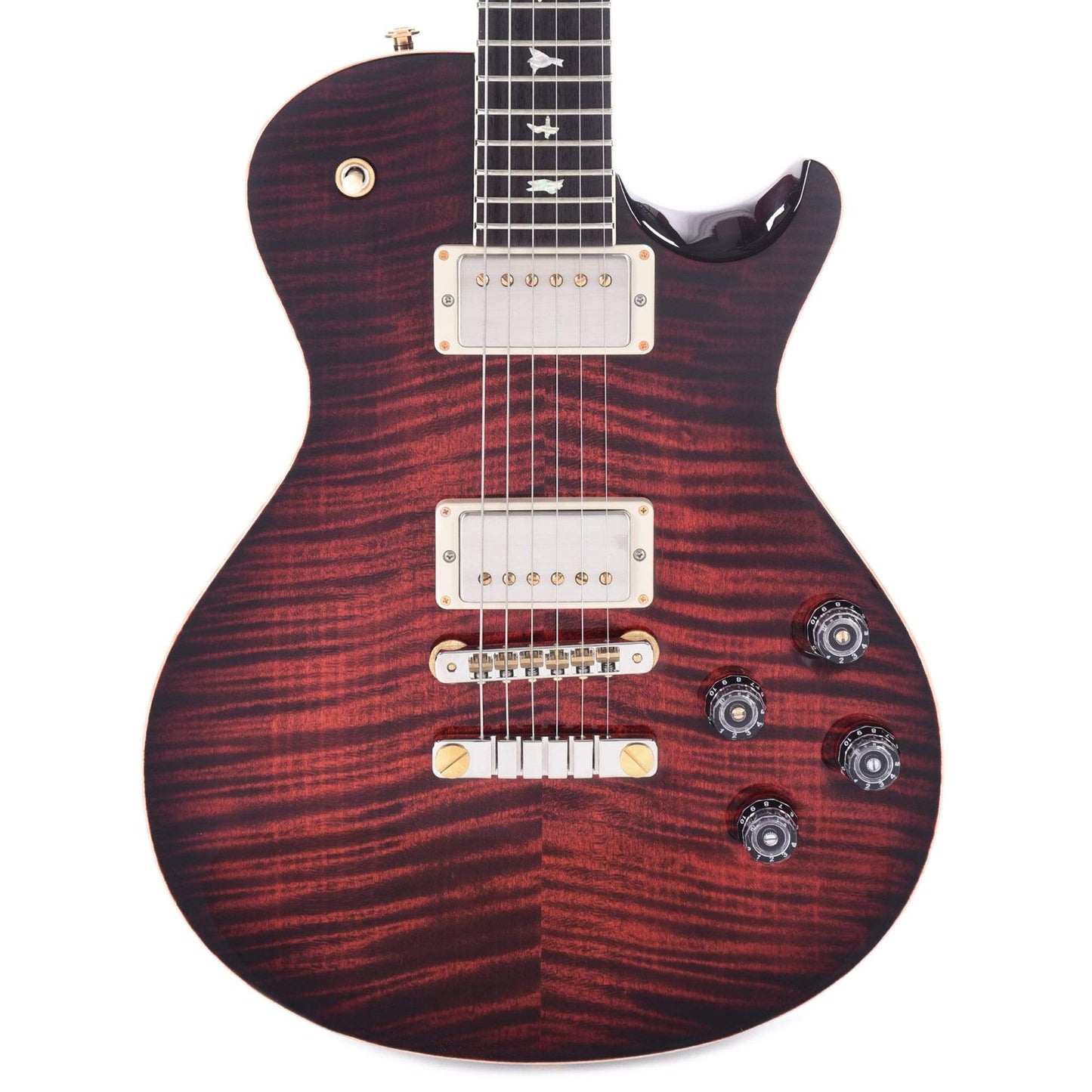 PRS McCarty Singlecut 594 10 Top Fire Red Burst Electric Guitars / Solid Body
