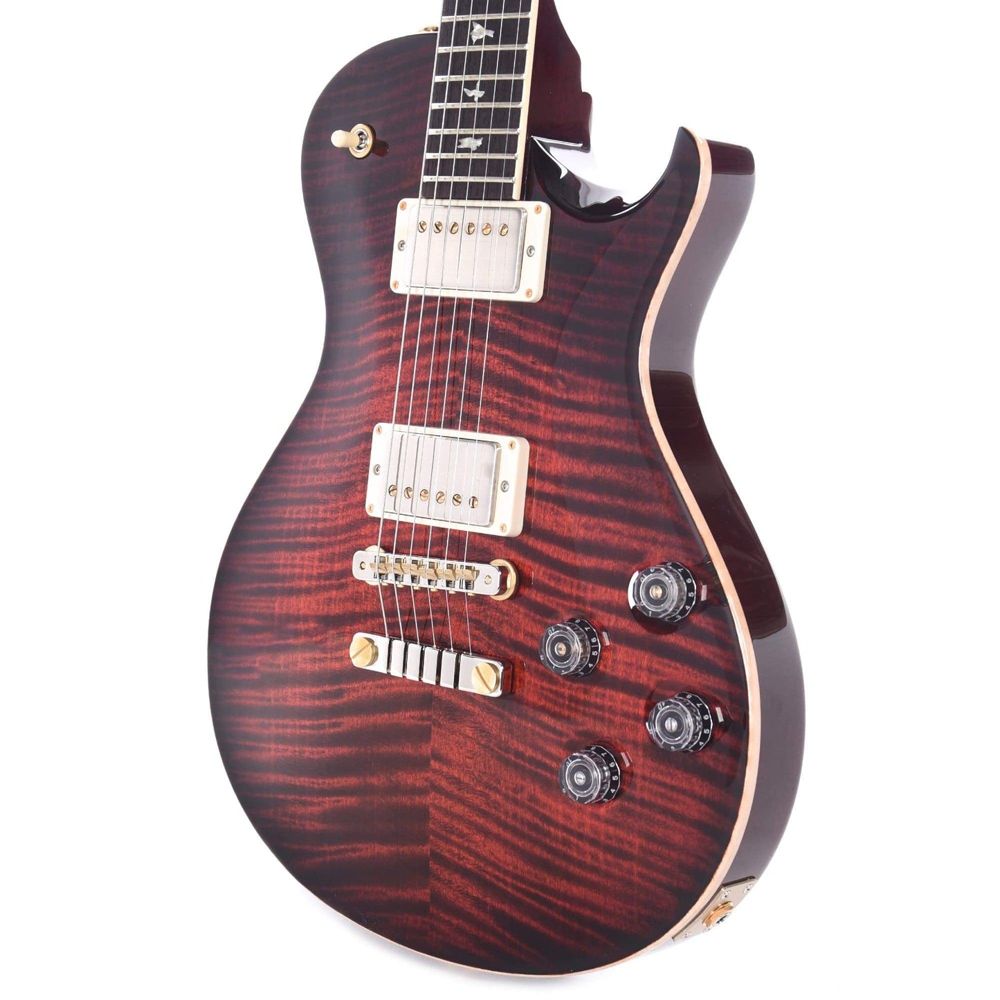 PRS McCarty Singlecut 594 10 Top Fire Red Burst Electric Guitars / Solid Body