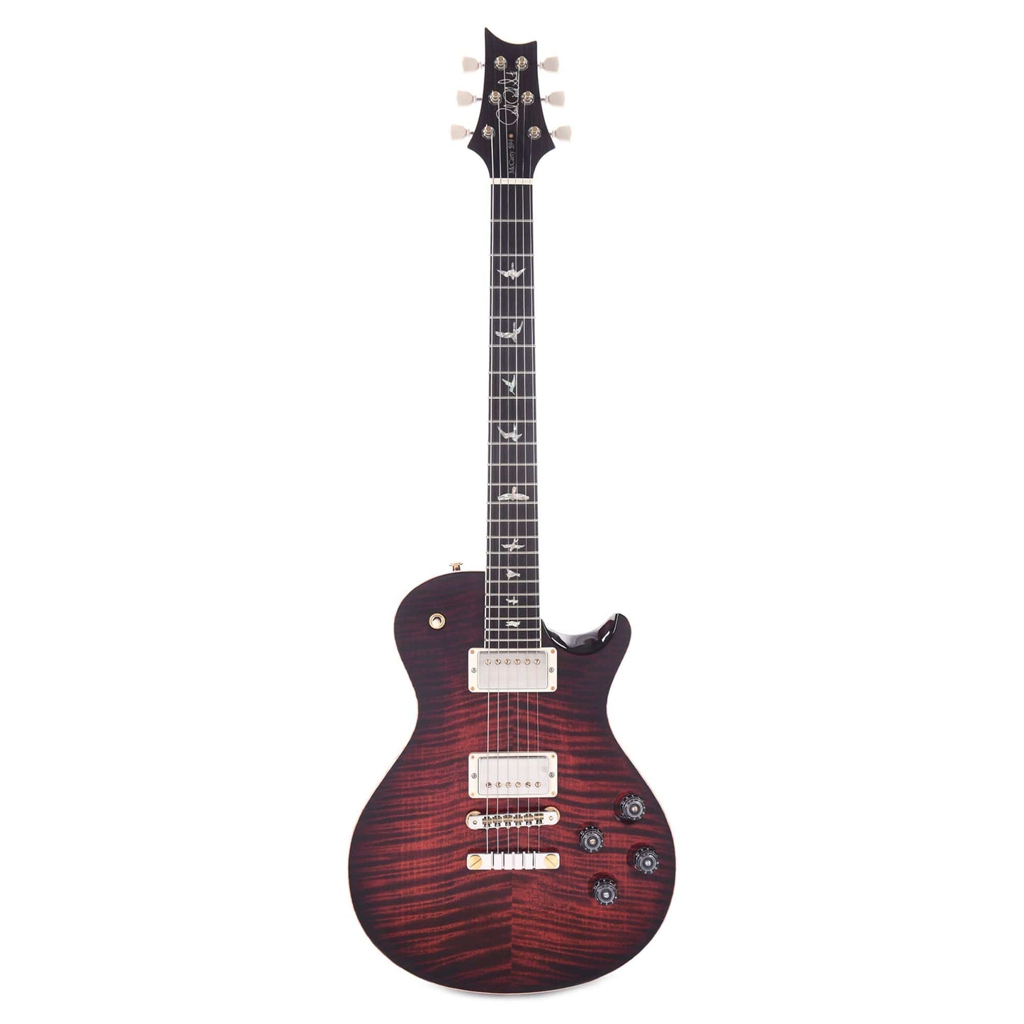 PRS McCarty Singlecut 594 10 Top Fire Red Burst Electric Guitars / Solid Body
