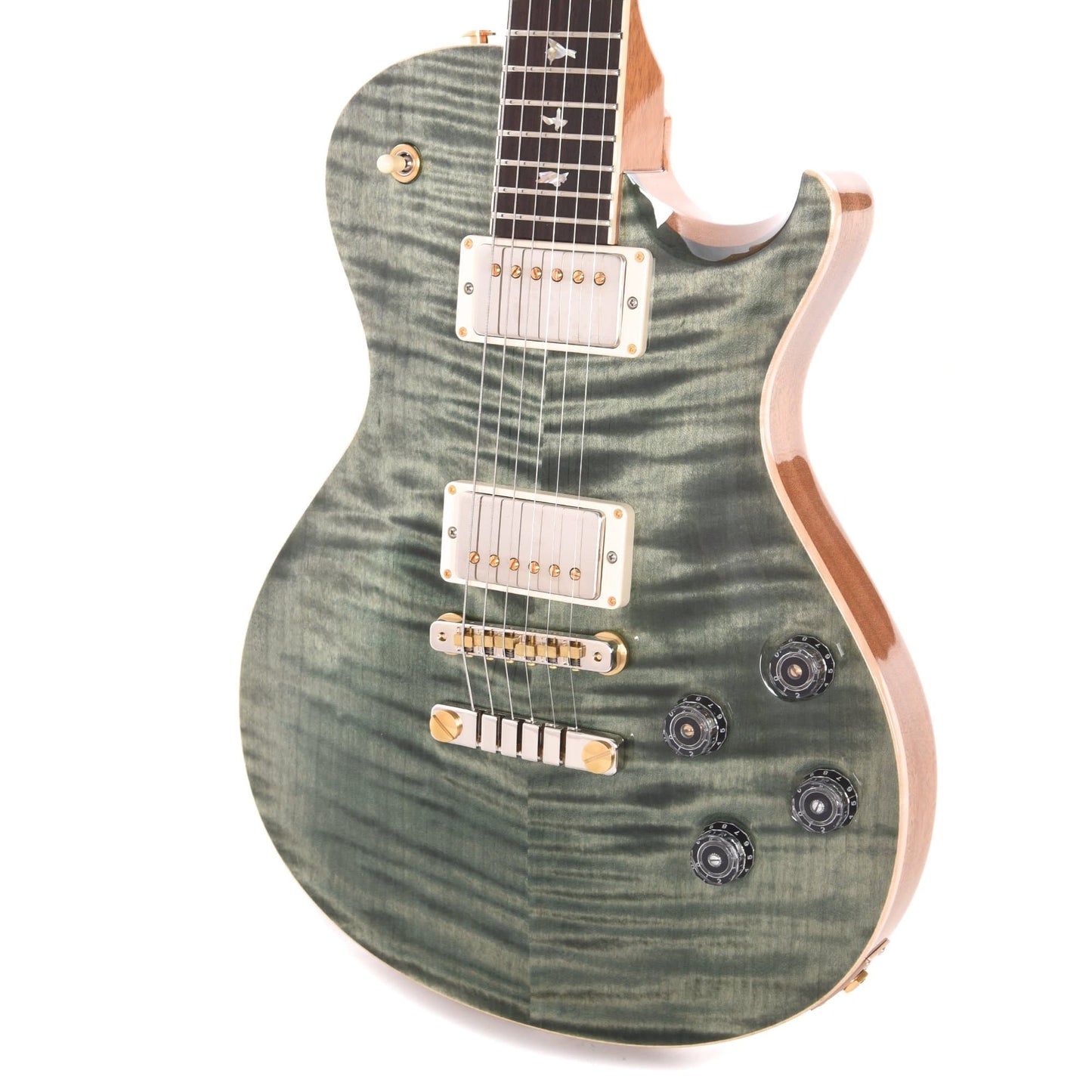 PRS McCarty Singlecut 594 10 Top Trampas Green Electric Guitars / Solid Body