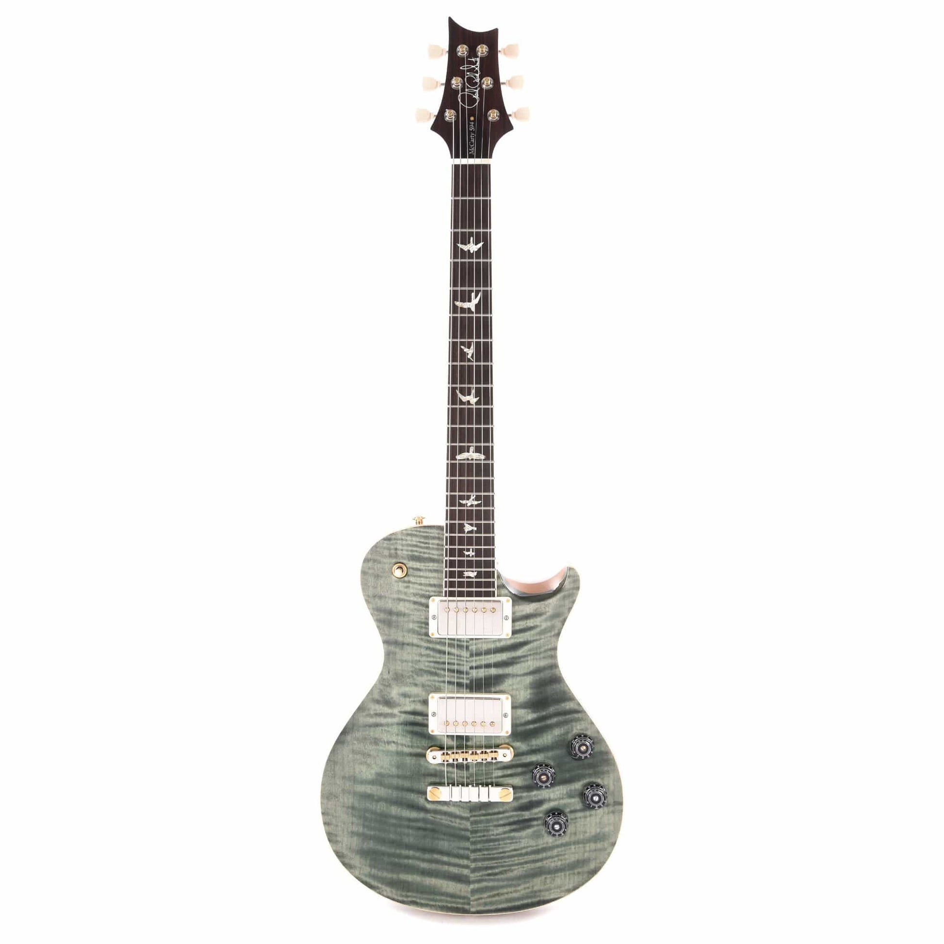 PRS McCarty Singlecut 594 10 Top Trampas Green Electric Guitars / Solid Body