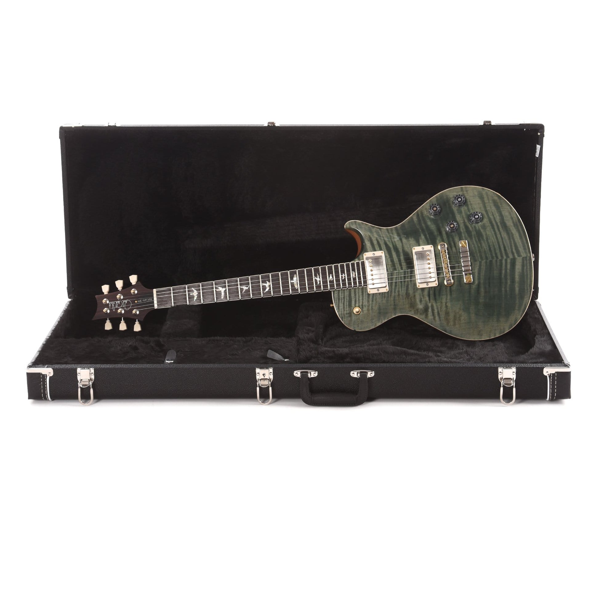 PRS McCarty Singlecut 594 10 Top Trampas Green Electric Guitars / Solid Body