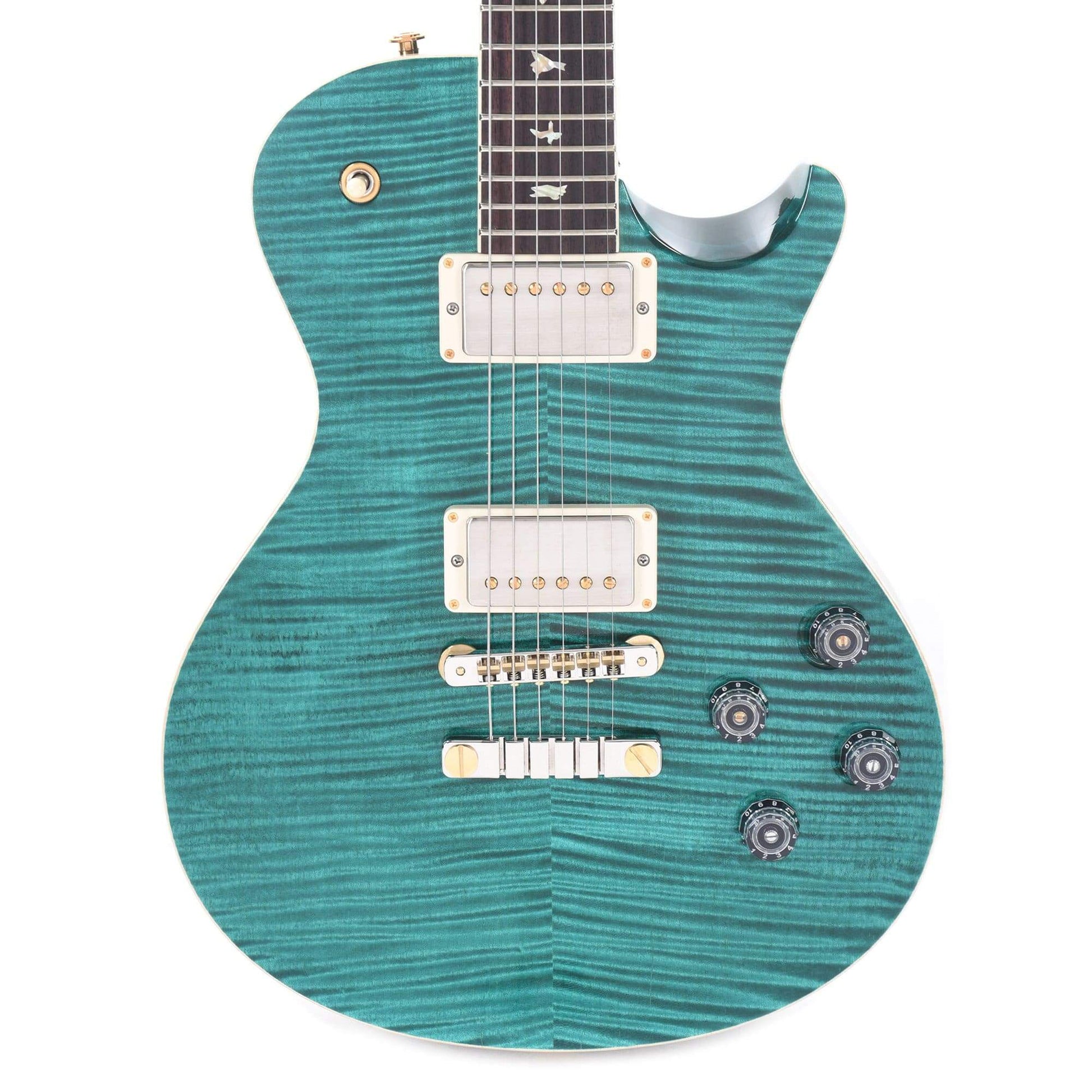 PRS McCarty Singlecut 594 10 Top Turquoise Electric Guitars / Solid Body