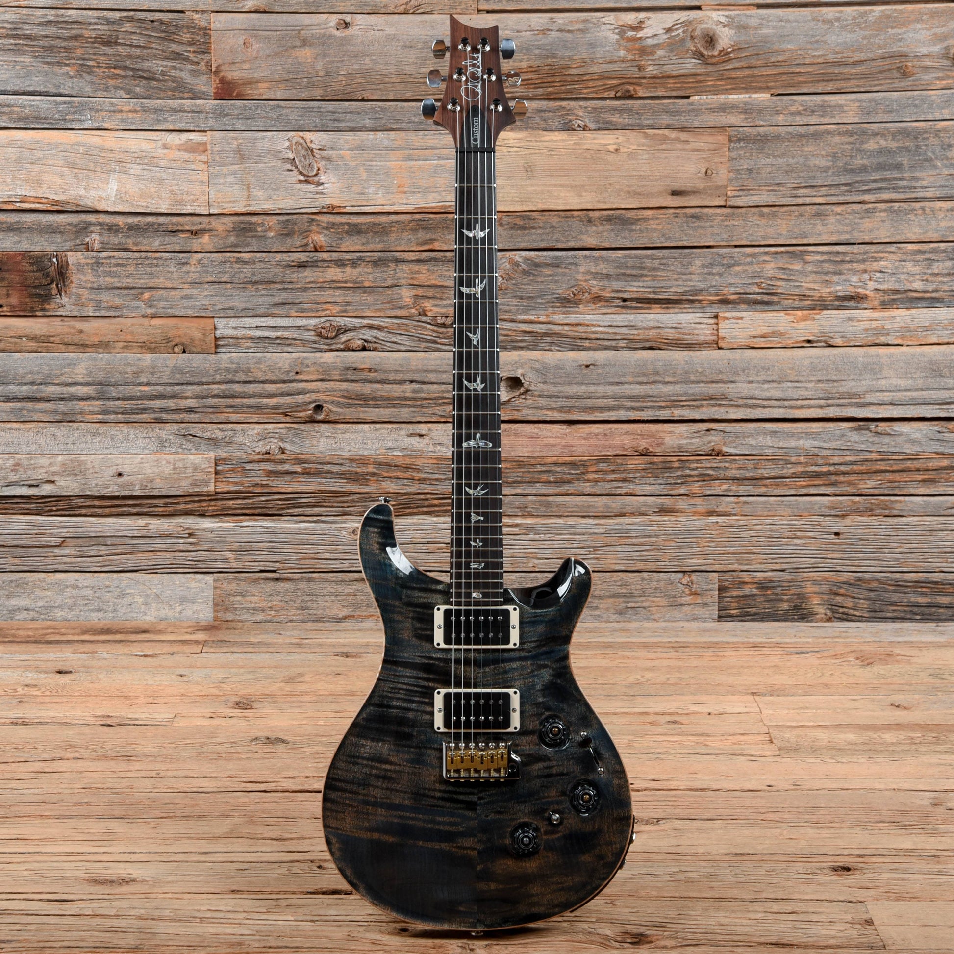 PRS P24 / Custom 24 Piezo Faded Whale Blue 2019 Electric Guitars / Solid Body
