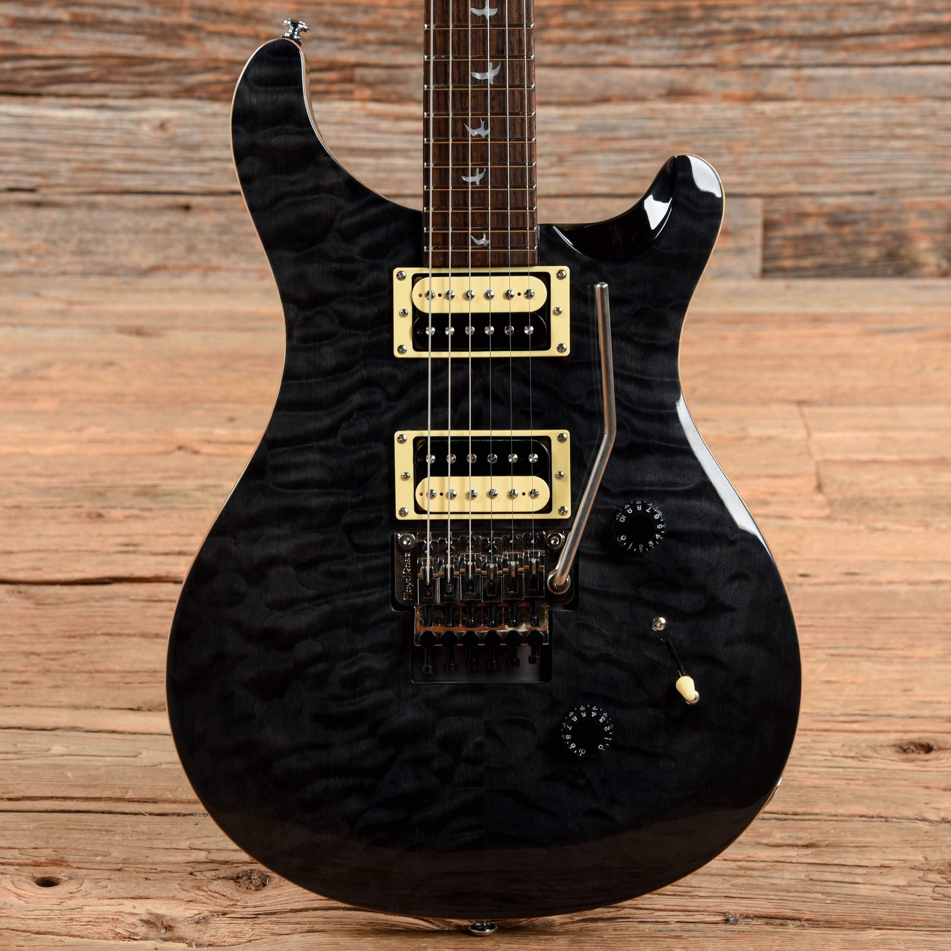 PRS Paul Reed Smith SE Floyd Custom 24 Grey Black 2014 Electric Guitars / Solid Body