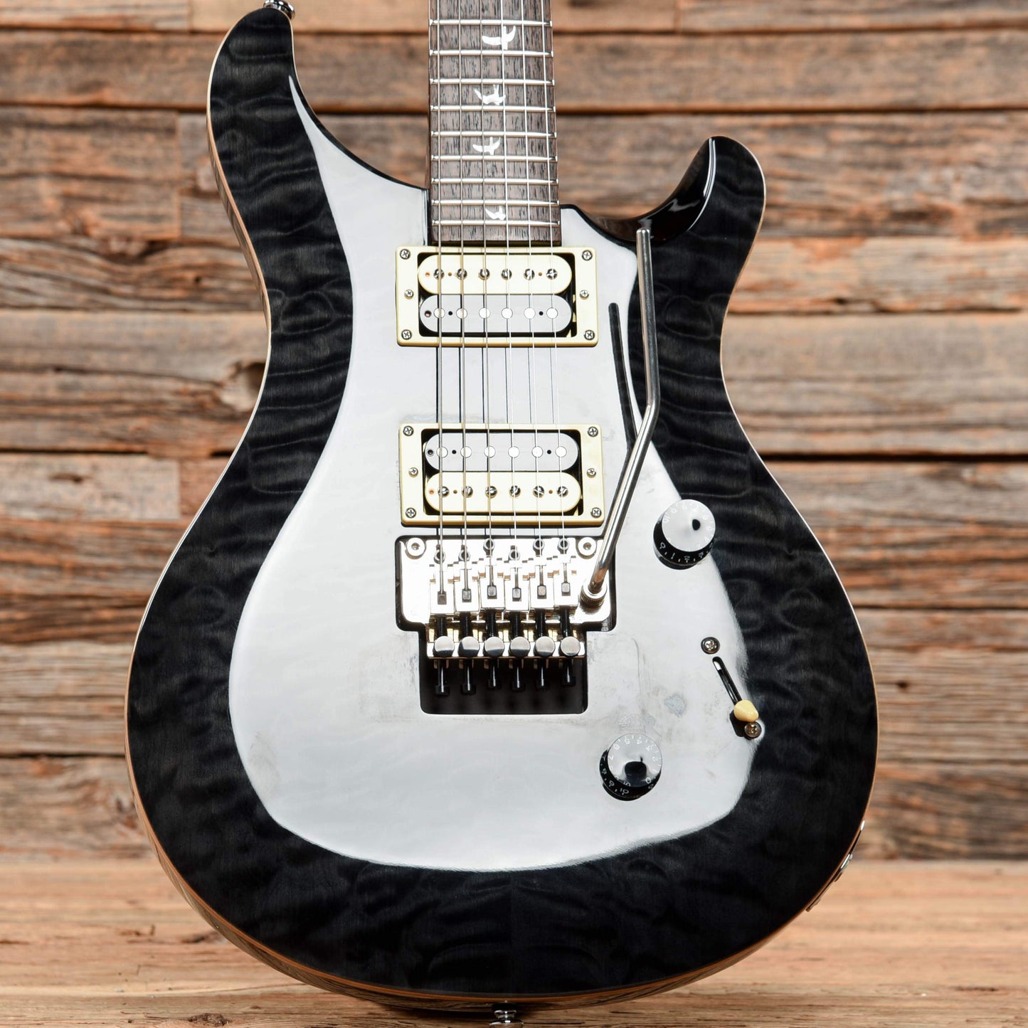 PRS Paul Reed Smith SE Floyd Custom 24 Grey Black 2014 Electric Guitars / Solid Body