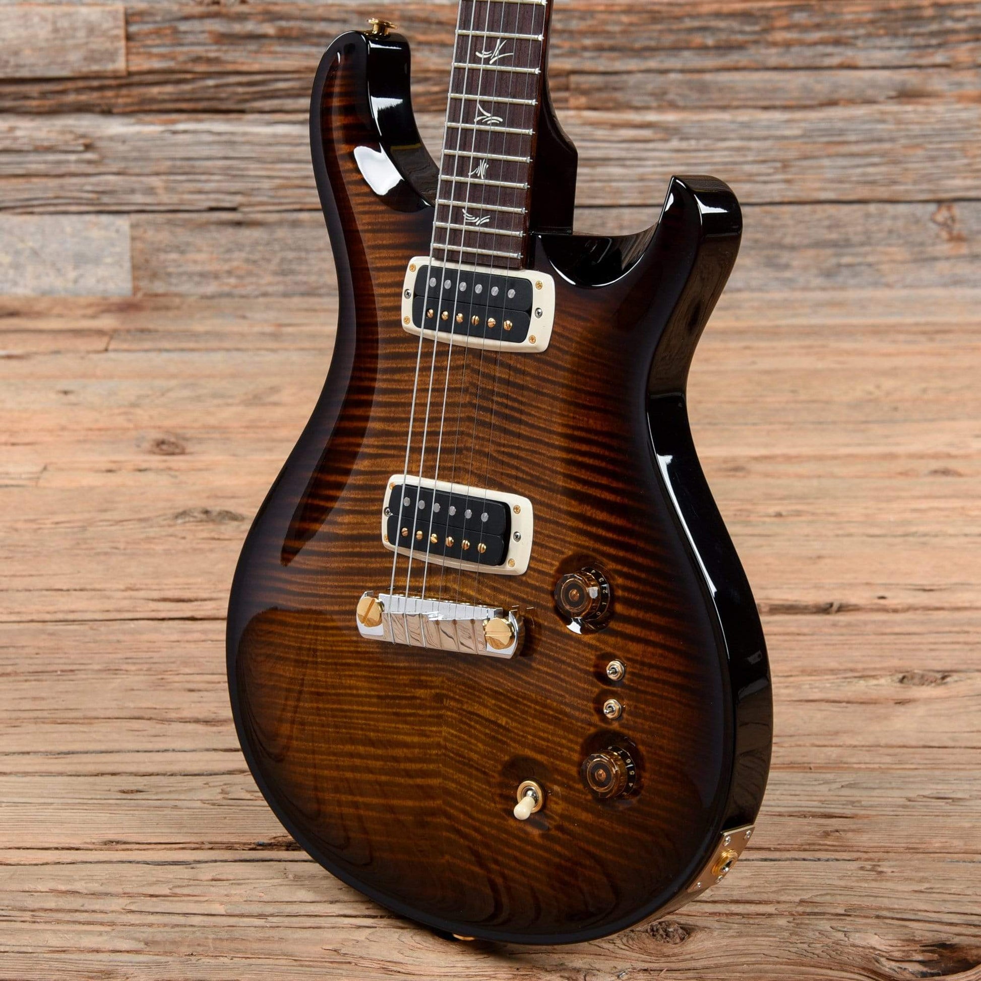 PRS Paul's Guitar 10-Top Black Gold Wrap Around Burst Electric Guitars / Solid Body