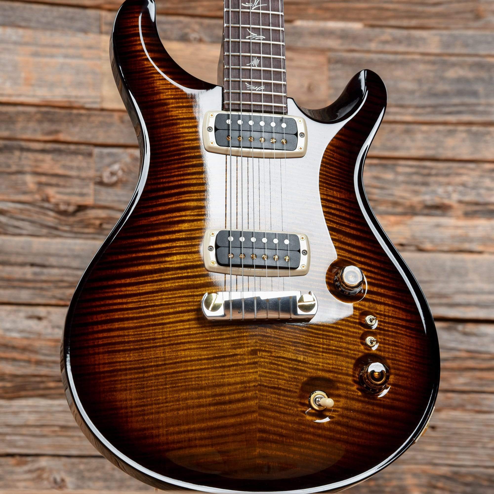 PRS Paul's Guitar 10-Top Black Gold Wrap Around Burst Electric Guitars / Solid Body