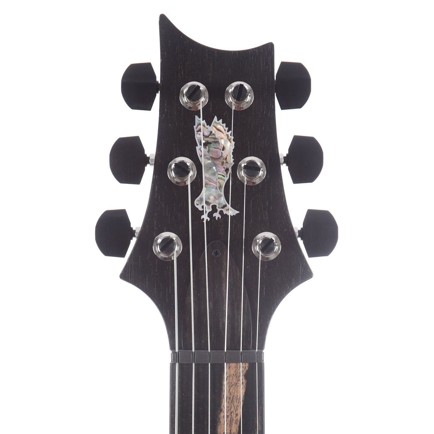 PRS Private Stock #8596 Custom 24 Piezo Sage Smoked Burst 1-Piece Quilted Maple w/Pattern Thin Black Limba Neck & Exotic Ebony Fingerboard Electric Guitars / Solid Body