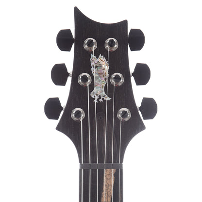 PRS Private Stock #8596 Custom 24 Piezo Sage Smoked Burst 1-Piece Quilted Maple w/Pattern Thin Black Limba Neck & Exotic Ebony Fingerboard Electric Guitars / Solid Body
