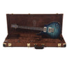 PRS Private Stock #8598 Custom 24 Dweezil Shape Blue Steel Glow 1-Piece Quilted Maple Top Roasted Figured Mahogany Back w/Curly Maple Neck & Brazilian Rosewood Fingerboard Electric Guitars / Solid Body