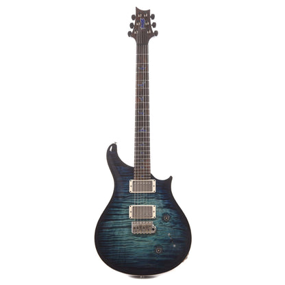 PRS Private Stock #8598 Custom 24 Dweezil Shape Blue Steel Glow 1-Piece Quilted Maple Top Roasted Figured Mahogany Back w/Curly Maple Neck & Brazilian Rosewood Fingerboard Electric Guitars / Solid Body