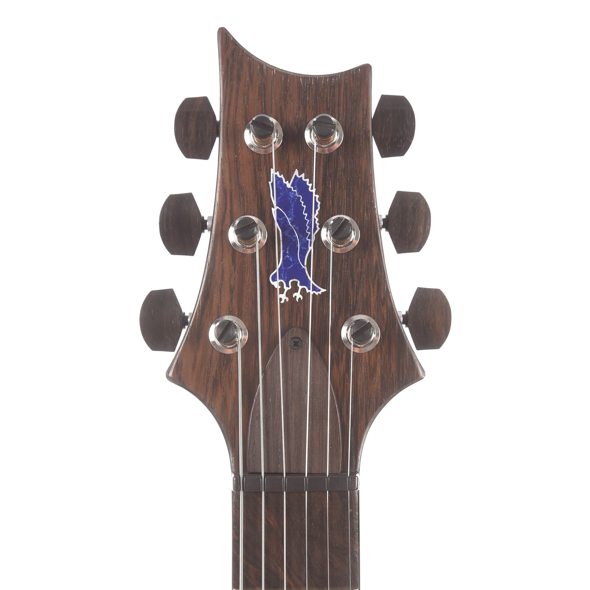 PRS Private Stock #8598 Custom 24 Dweezil Shape Blue Steel Glow 1-Piece Quilted Maple Top Roasted Figured Mahogany Back w/Curly Maple Neck & Brazilian Rosewood Fingerboard Electric Guitars / Solid Body