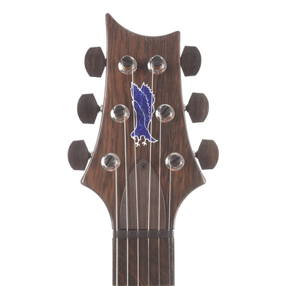 PRS Private Stock #8598 Custom 24 Dweezil Shape Blue Steel Glow 1-Piece Quilted Maple Top Roasted Figured Mahogany Back w/Curly Maple Neck & Brazilian Rosewood Fingerboard Electric Guitars / Solid Body