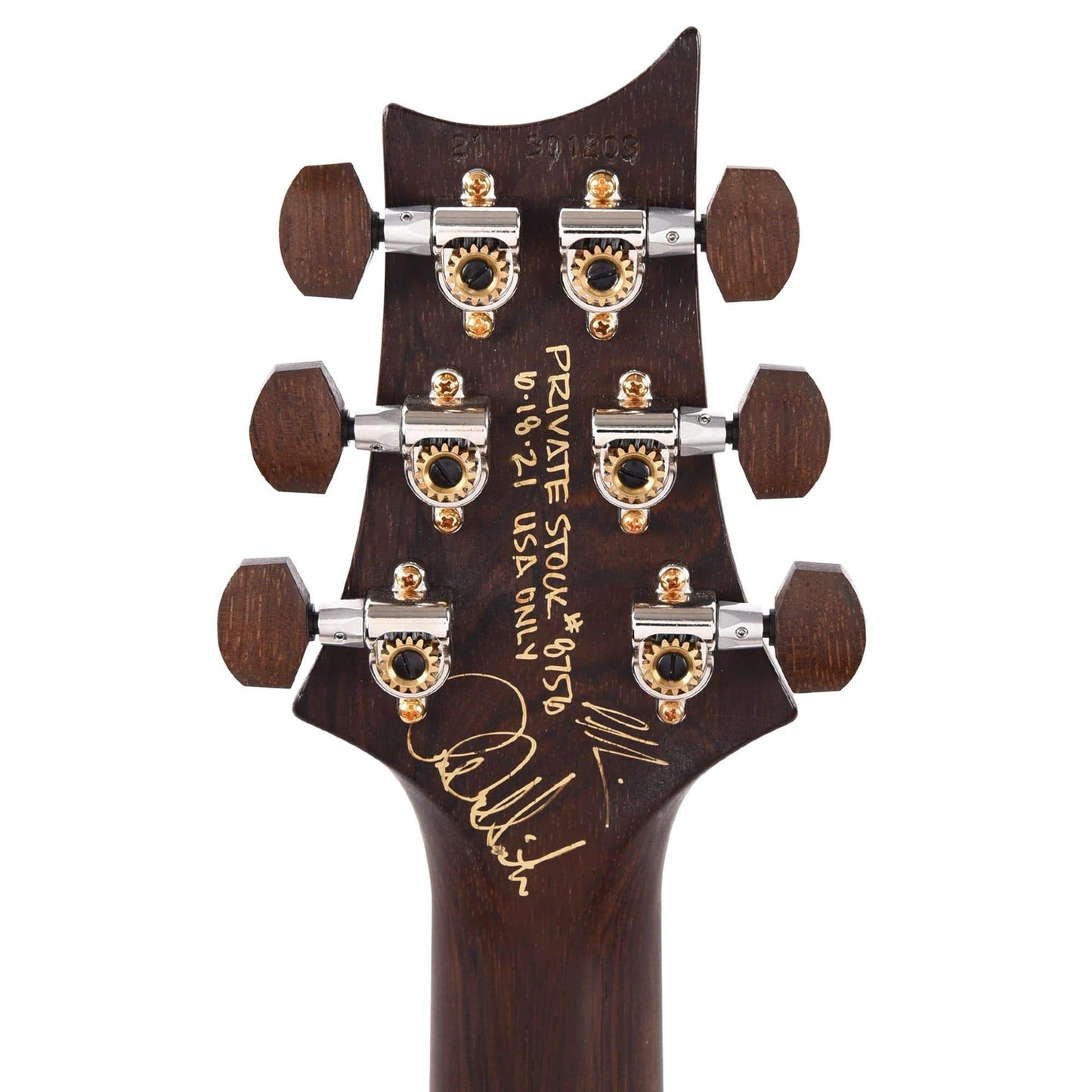 PRS Private Stock #8756 Custom 24 Sage Smokeburst w/Brazilian Rosewood Neck Electric Guitars / Solid Body