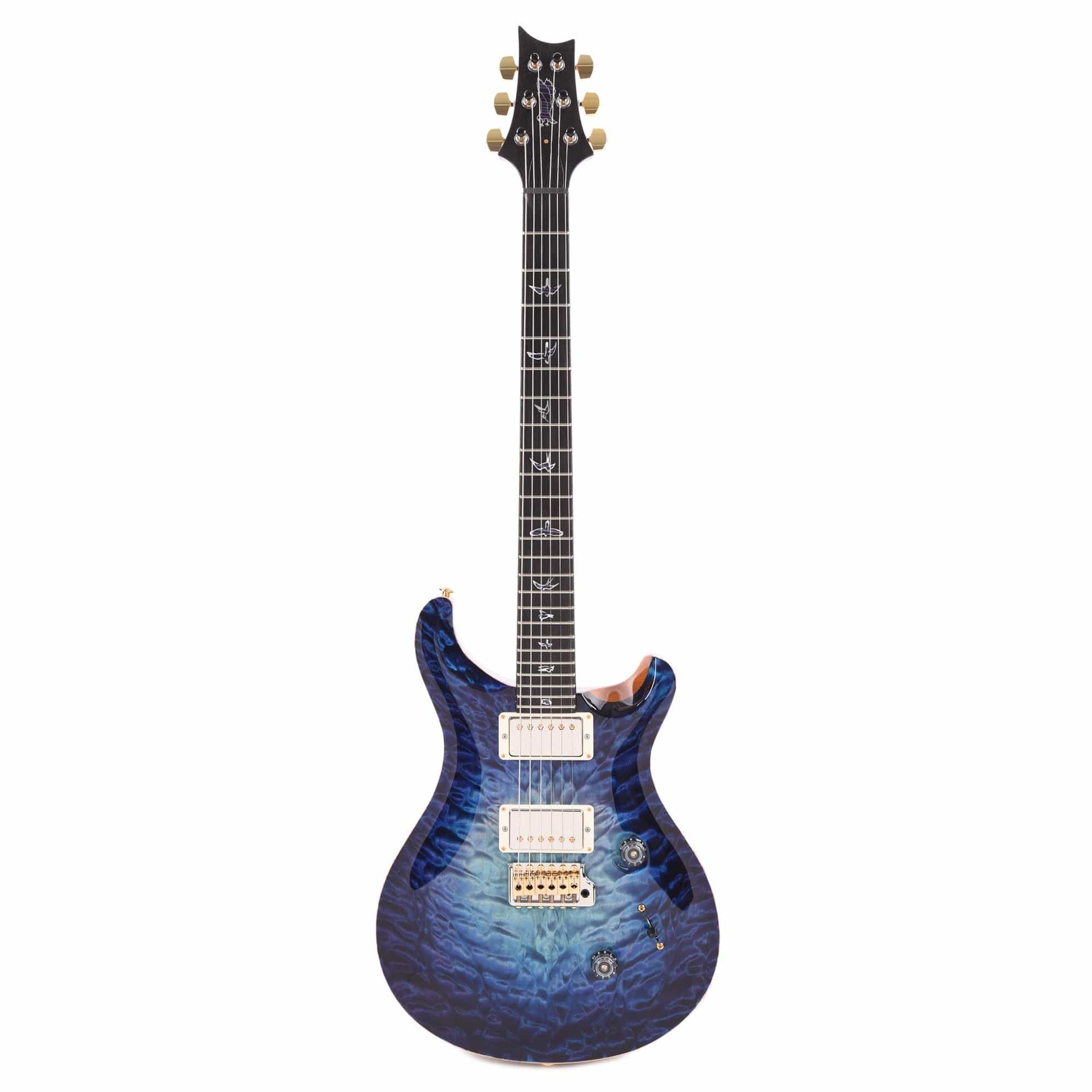 PRS Private Stock #9329 Custom 24 Quilted Maple Aqua Violet Glow w/Figured Mahogany Body & Ebony Fingerboard Electric Guitars / Solid Body