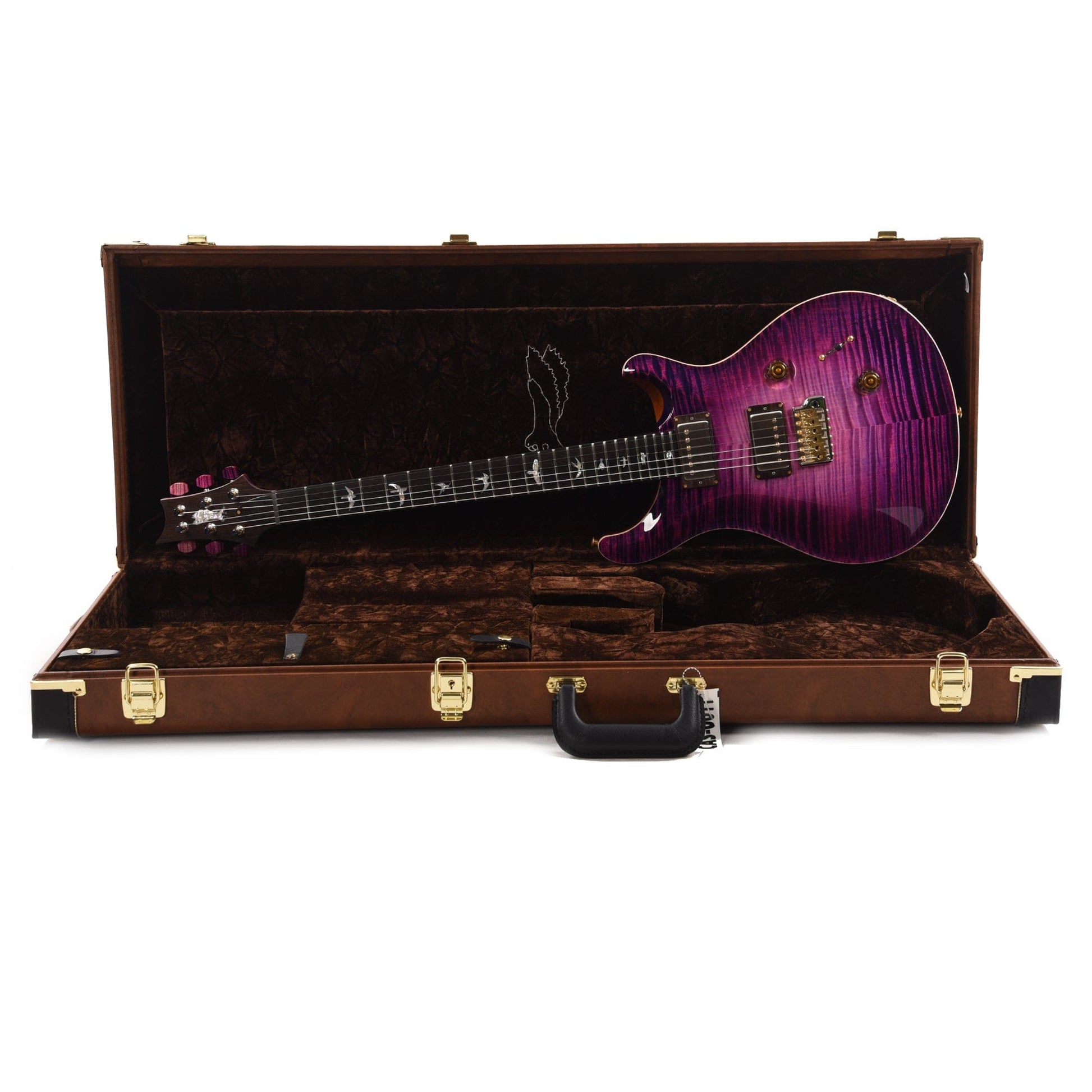 PRS Private Stock #9437 Custom 24 "Dweezil Cut" Orchid Glow Curly Maple w/Matching Curly Maple Neck Electric Guitars / Solid Body