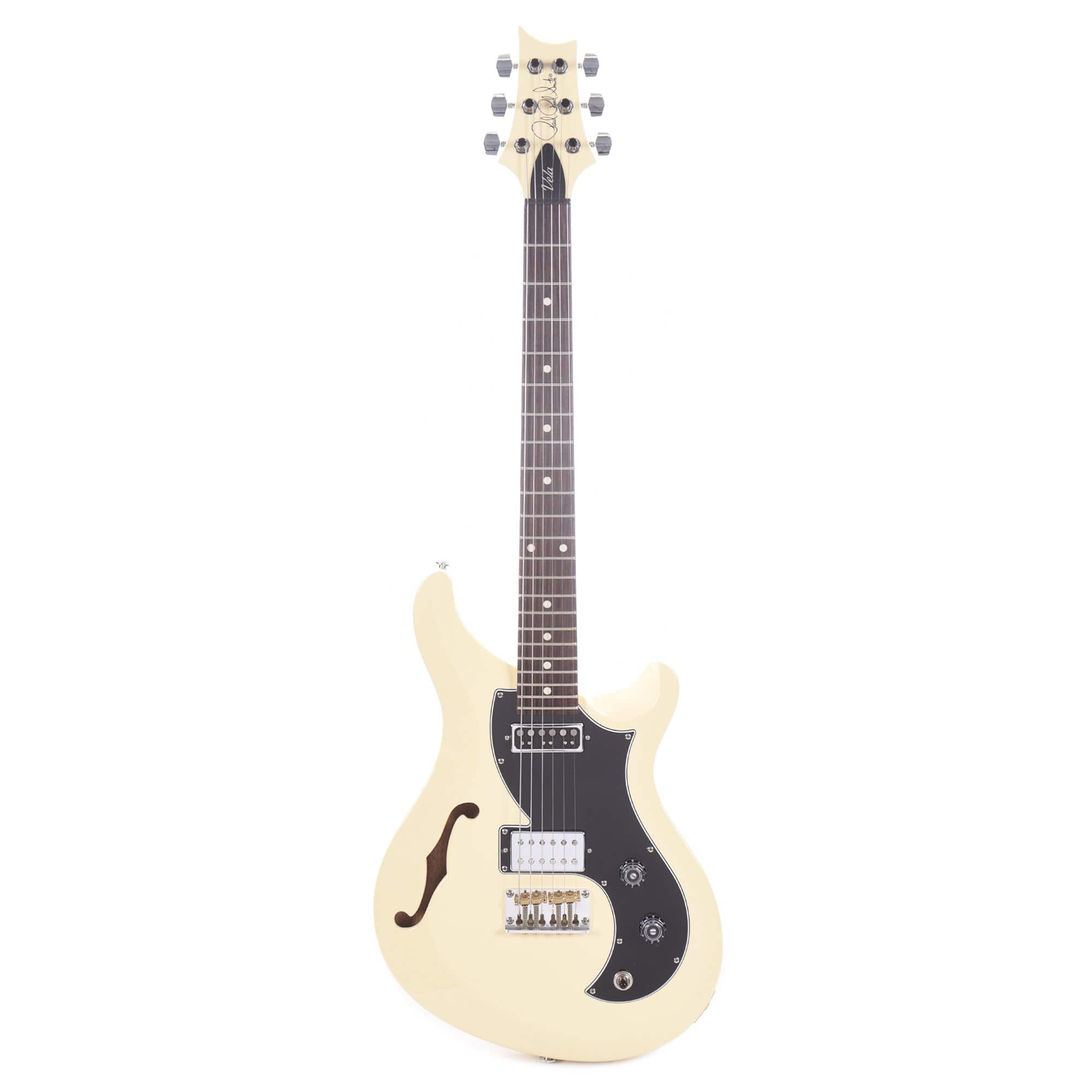 PRS S2 Vela Semi-Hollow Antique White Electric Guitars / Solid Body