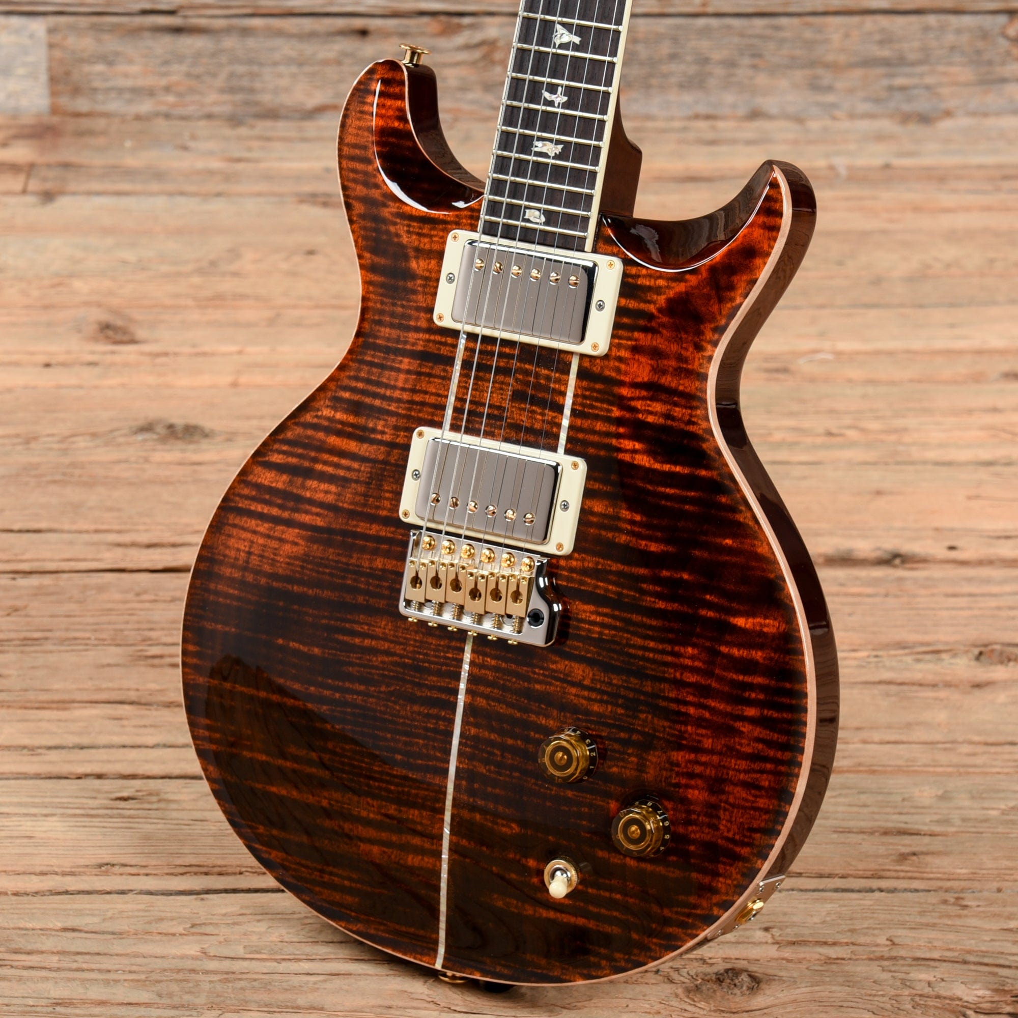 PRS Santana 10 Top Orange Tiger 2022 Electric Guitars / Solid Body