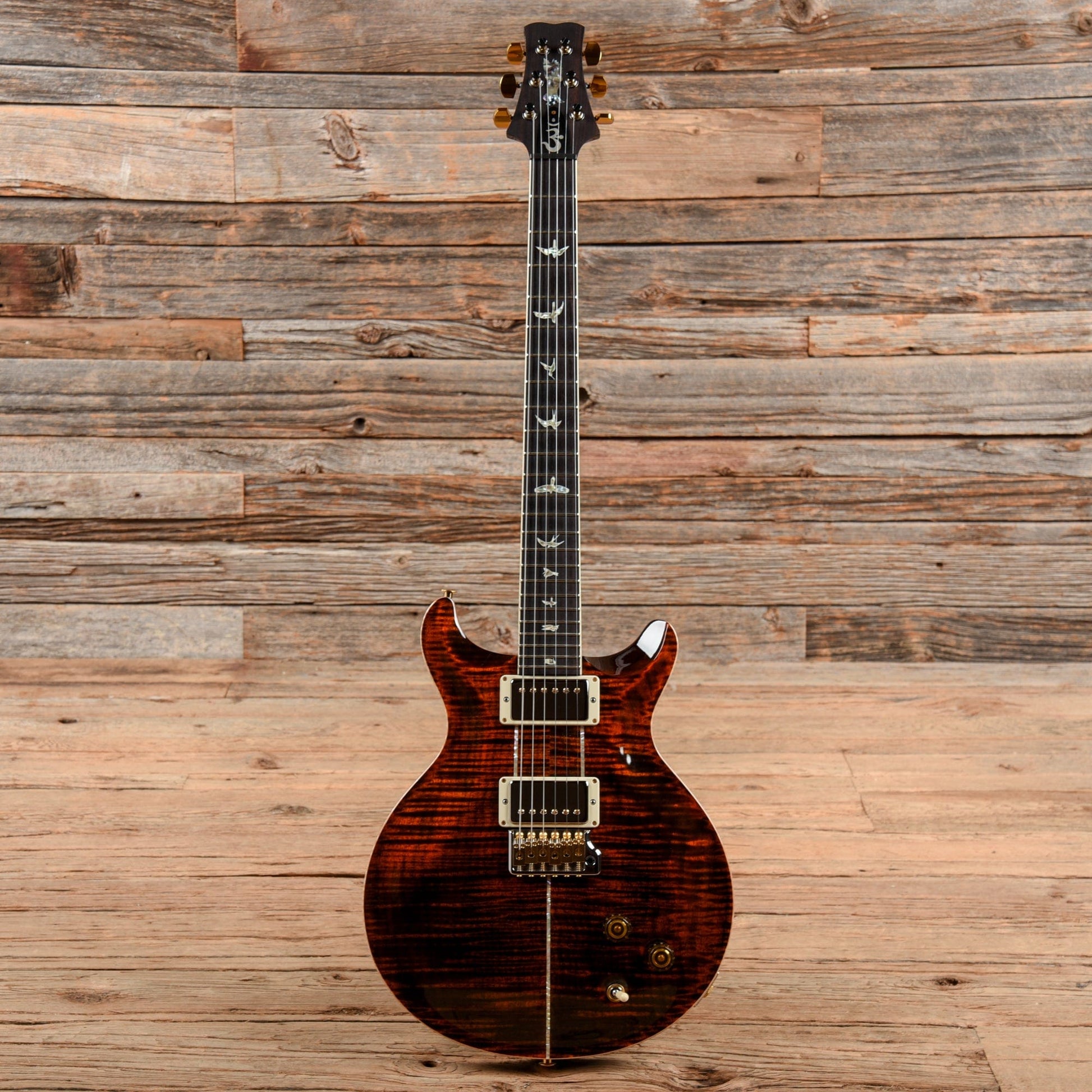 PRS Santana 10 Top Orange Tiger 2022 Electric Guitars / Solid Body