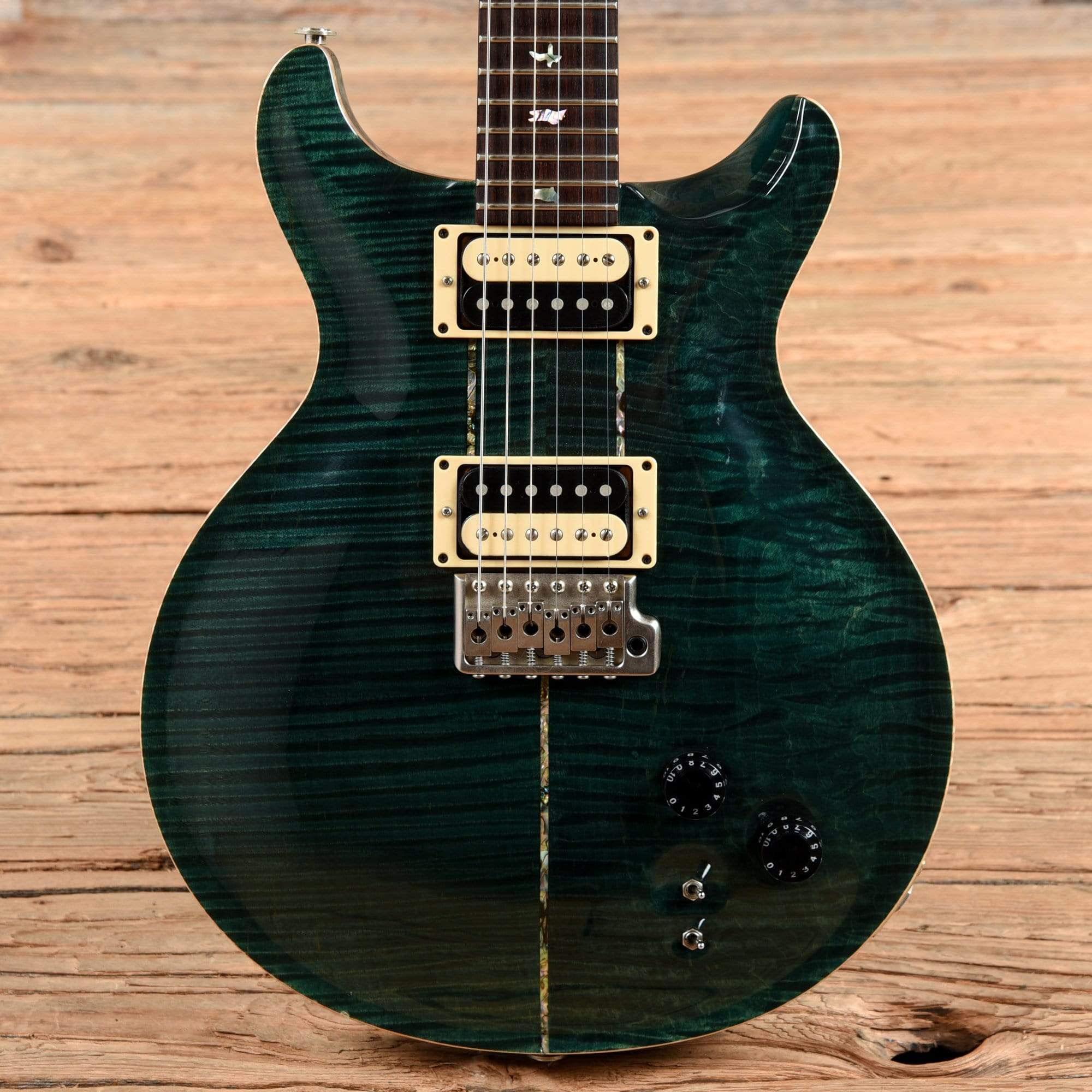 PRS Santana Emerald Green 1997 Electric Guitars / Solid Body