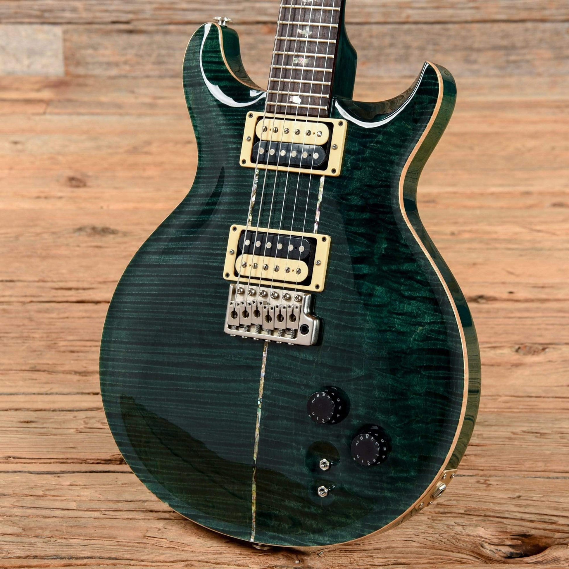 PRS Santana Emerald Green 1997 Electric Guitars / Solid Body