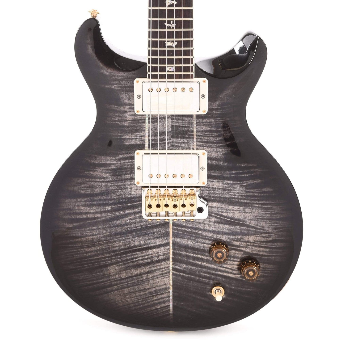 PRS Santana Retro 10 Top Custom Color Grey Black Wrap Burst Electric Guitars / Solid Body