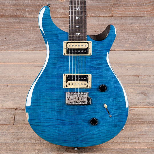 PRS SE Custom 22 Sapphire/Black Back Electric Guitars / Solid Body