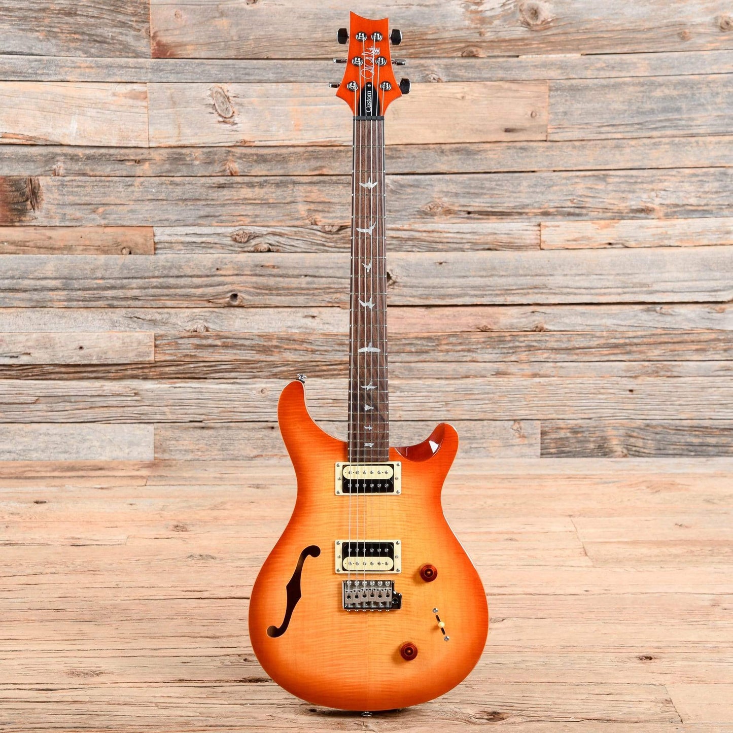 PRS SE Custom 22 Semi-Hollow Sunburst 2019 Electric Guitars / Solid Body