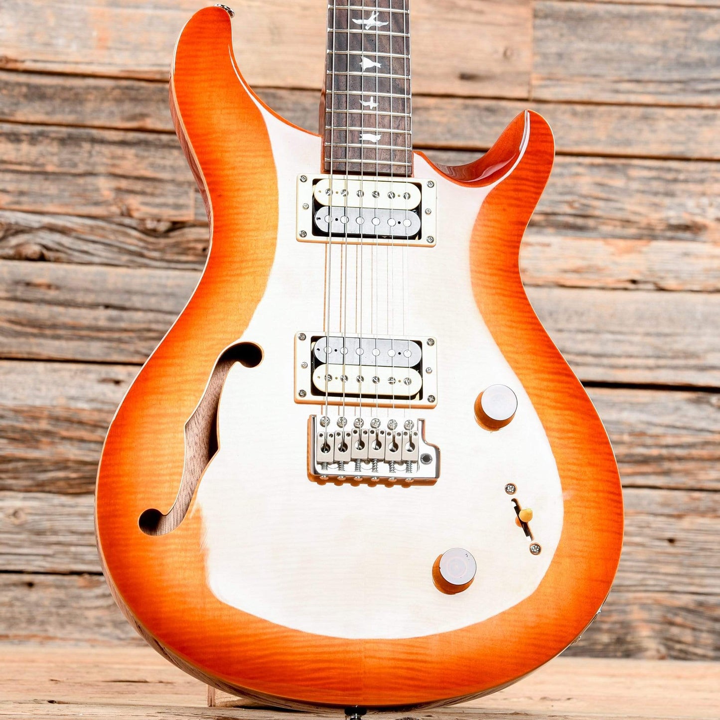 PRS SE Custom 22 Semi-Hollow Sunburst 2019 Electric Guitars / Solid Body