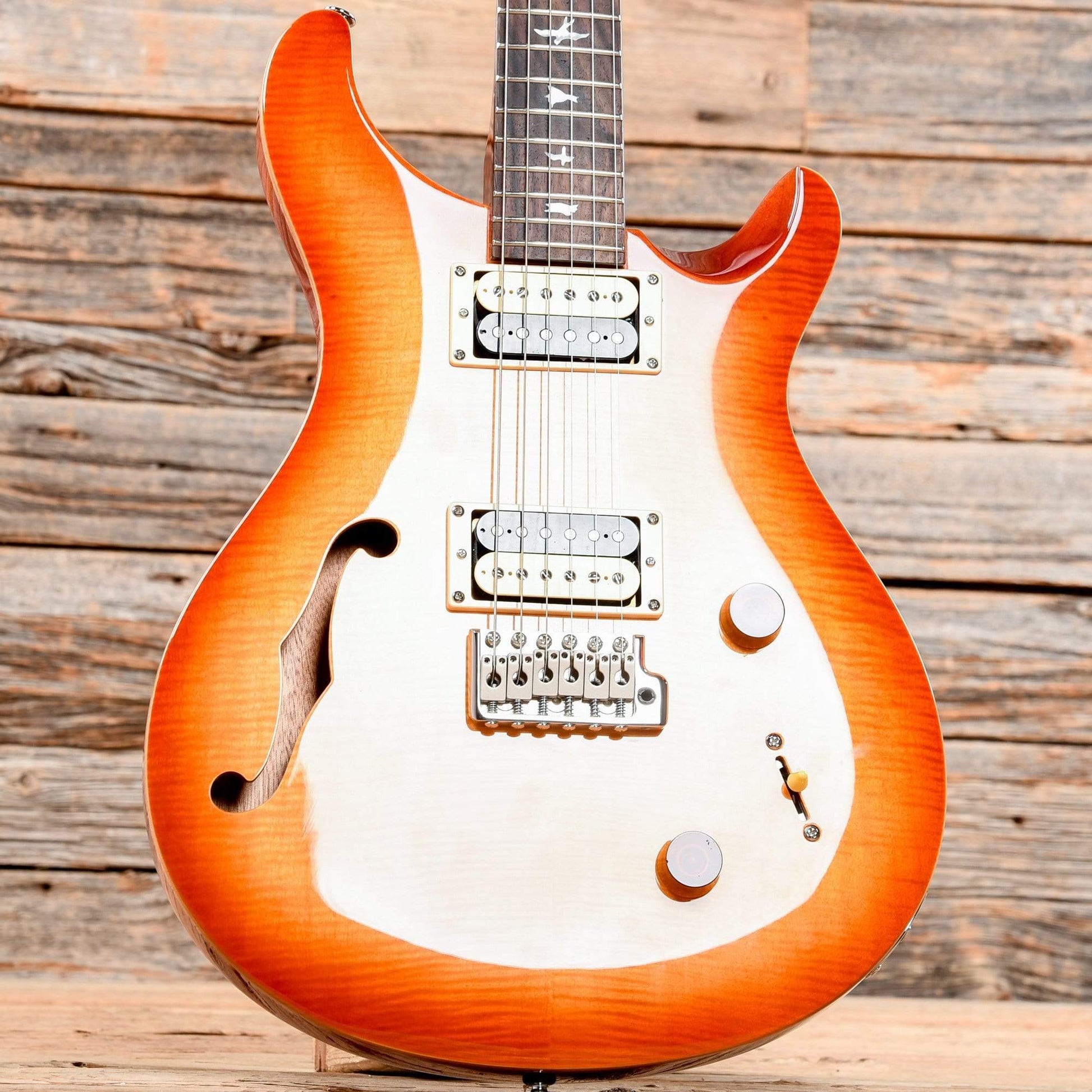 PRS SE Custom 22 Semi-Hollow Sunburst 2019 Electric Guitars / Solid Body