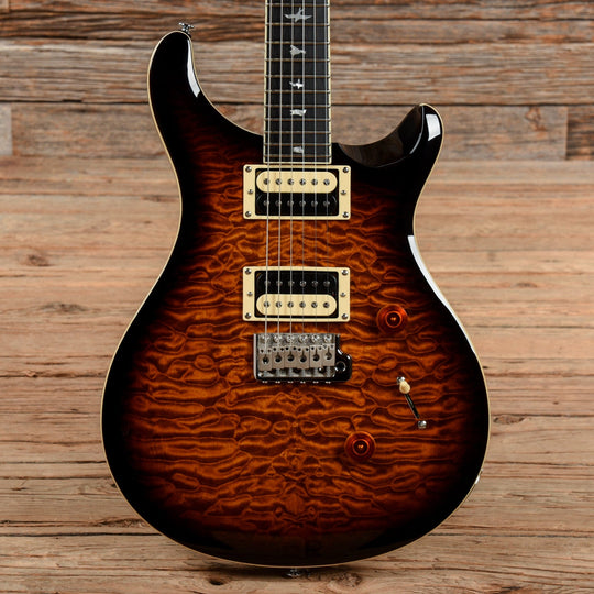 PRS SE Custom 24 Black Gold Burst 2017 Electric Guitars / Solid Body