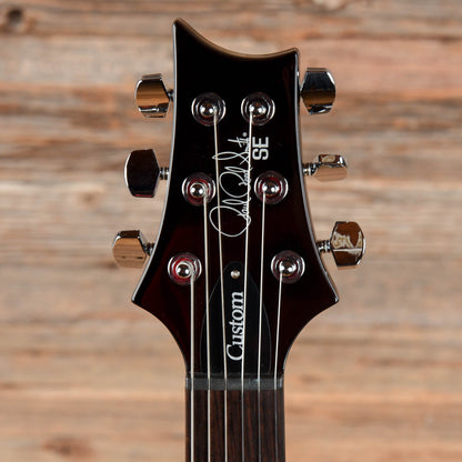PRS SE Custom 24 Black Gold Burst Electric Guitars / Solid Body