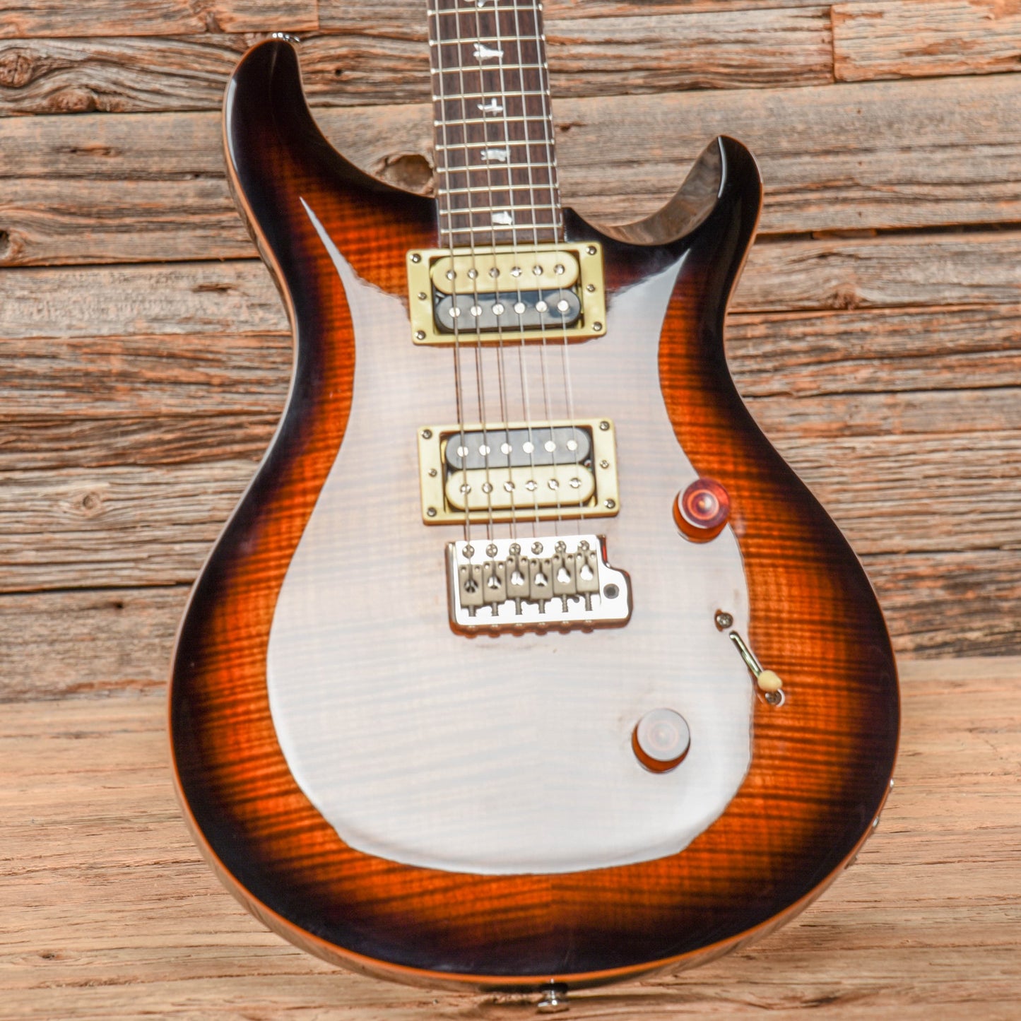 PRS SE Custom 24 Black Gold Burst Electric Guitars / Solid Body