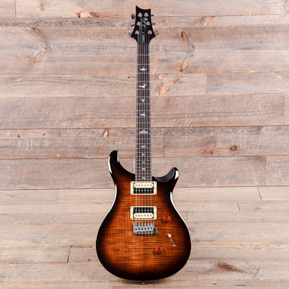 PRS SE Custom 24 Black Gold Sunburst Electric Guitars / Solid Body