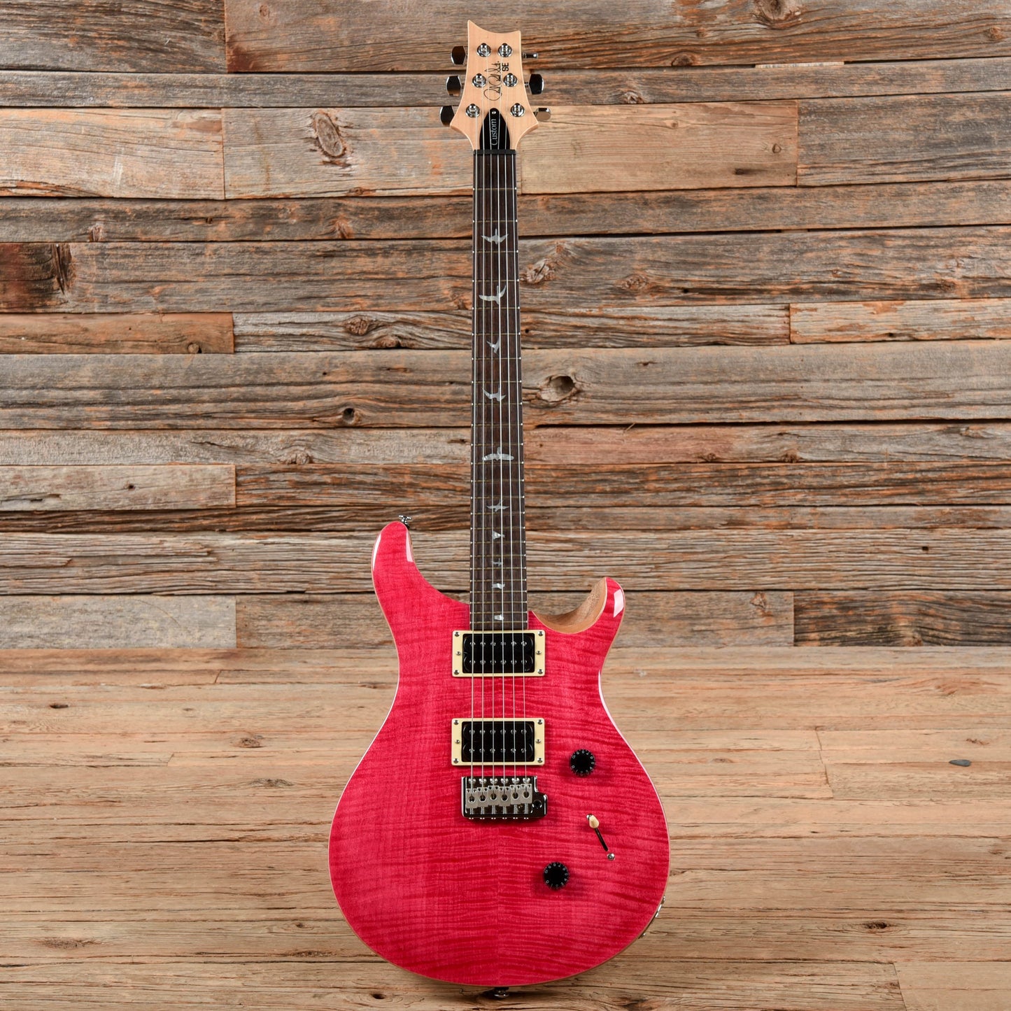 PRS SE Custom 24 Bonnie Pink Electric Guitars / Solid Body