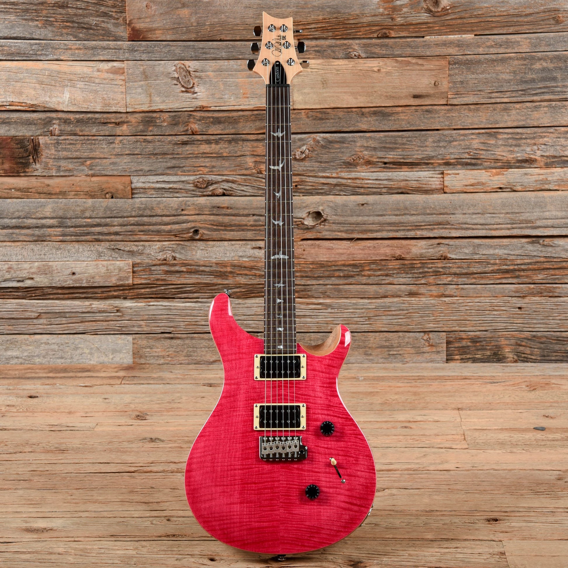 PRS SE Custom 24 Bonnie Pink Electric Guitars / Solid Body