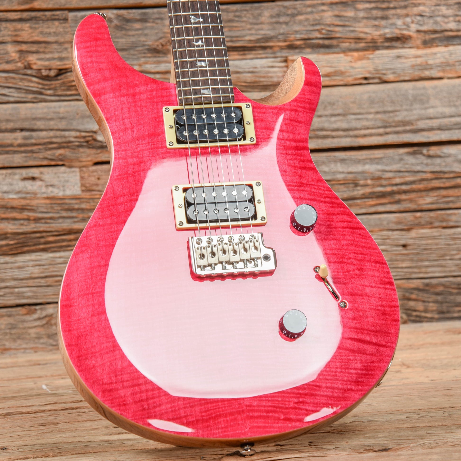 PRS SE Custom 24 Bonnie Pink Electric Guitars / Solid Body