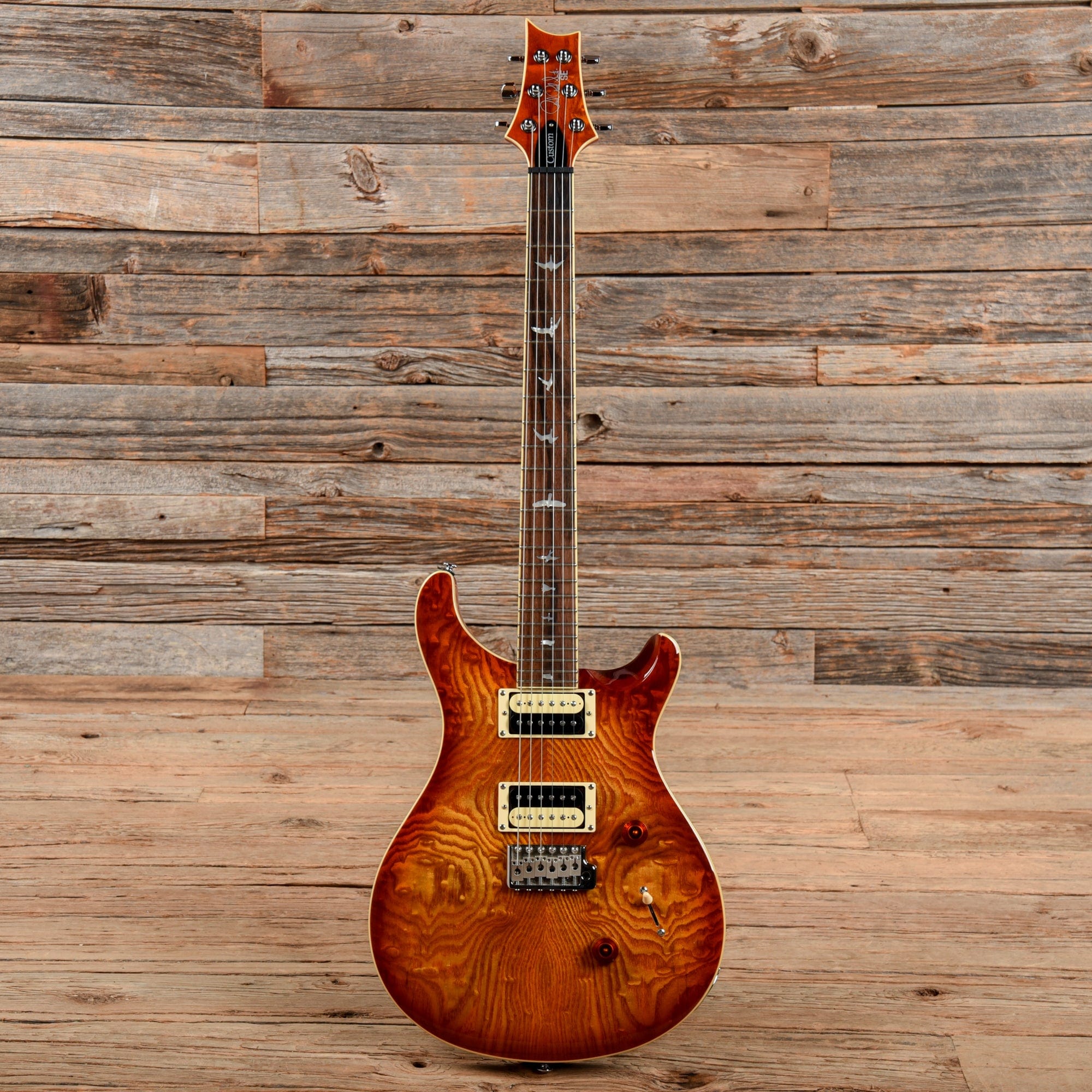 PRS SE Custom 24 Burled Ash 2019 Electric Guitars / Solid Body