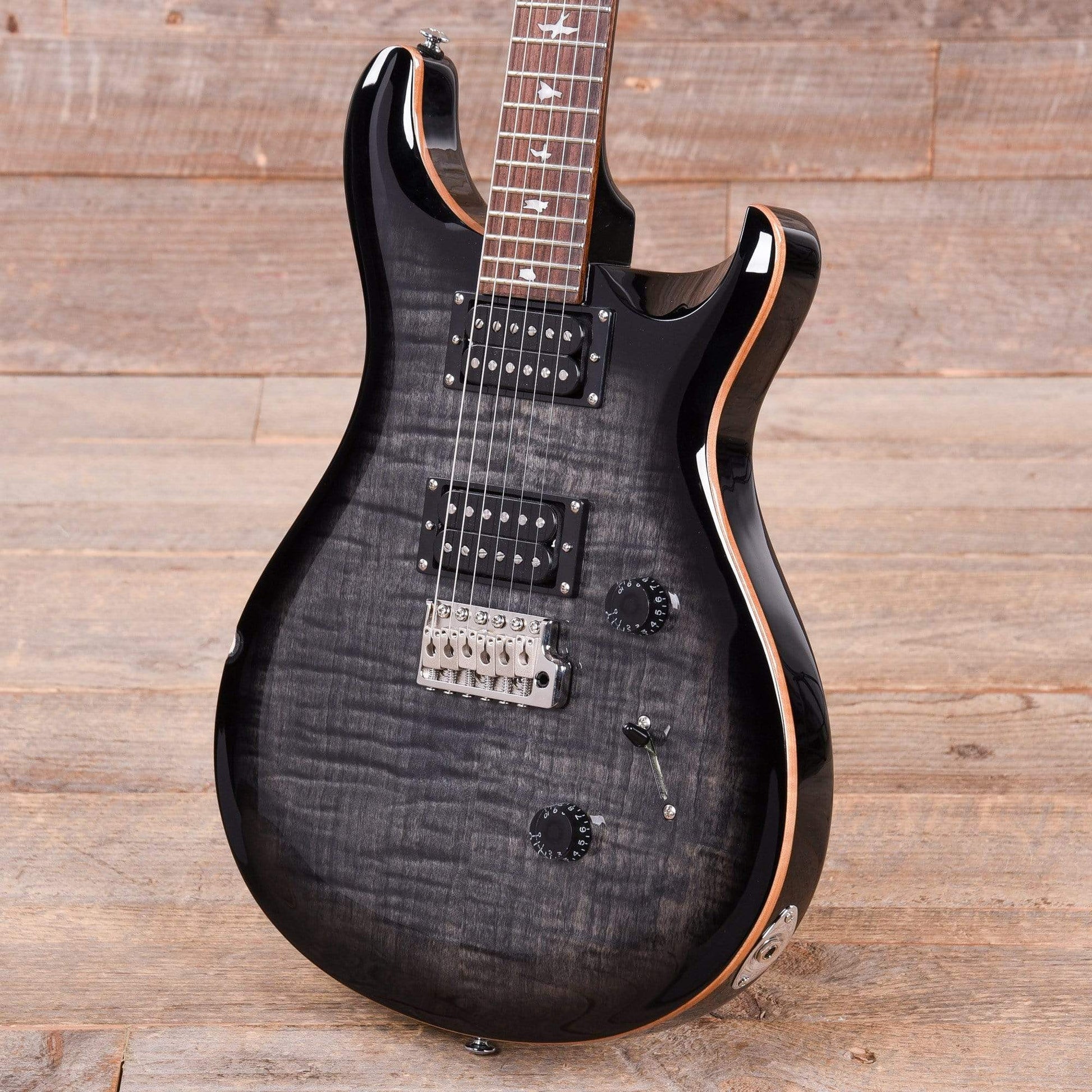 PRS SE Custom 24 Charcoal Burst Electric Guitars / Solid Body