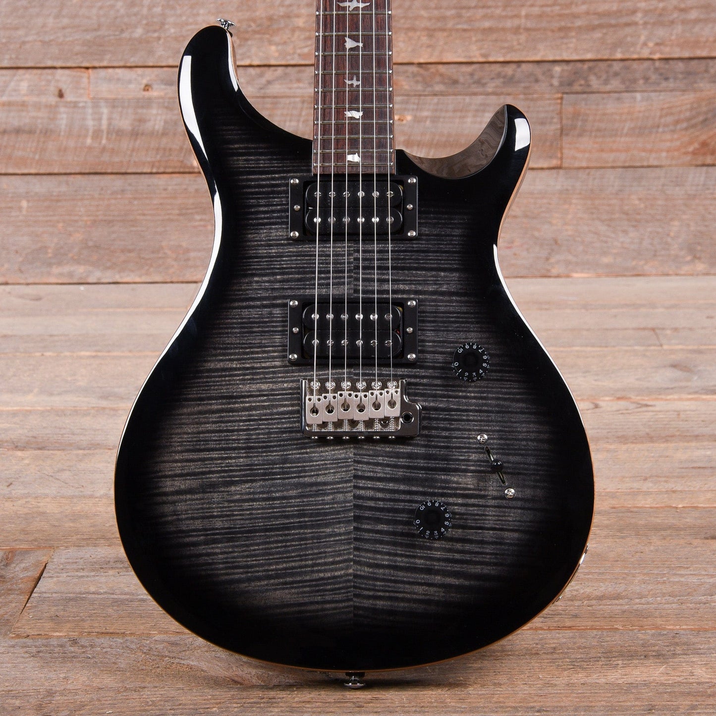PRS SE Custom 24 Charcoal Burst Electric Guitars / Solid Body