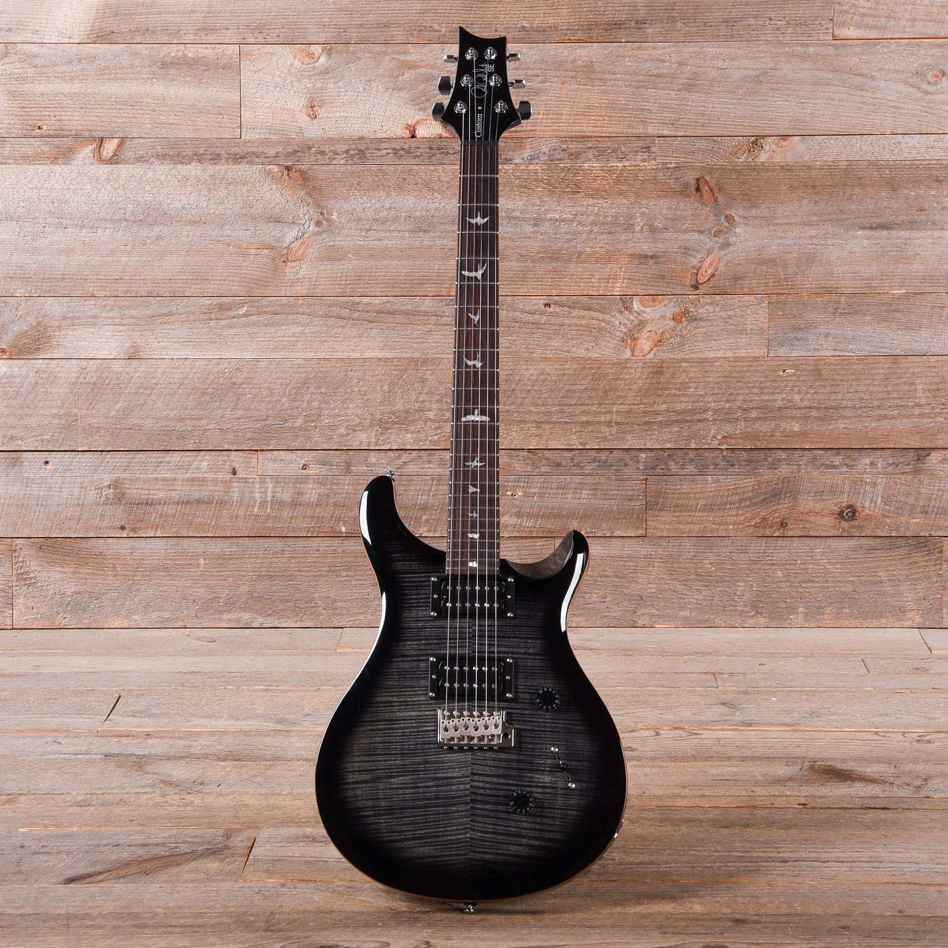 PRS SE Custom 24 Charcoal Burst Electric Guitars / Solid Body